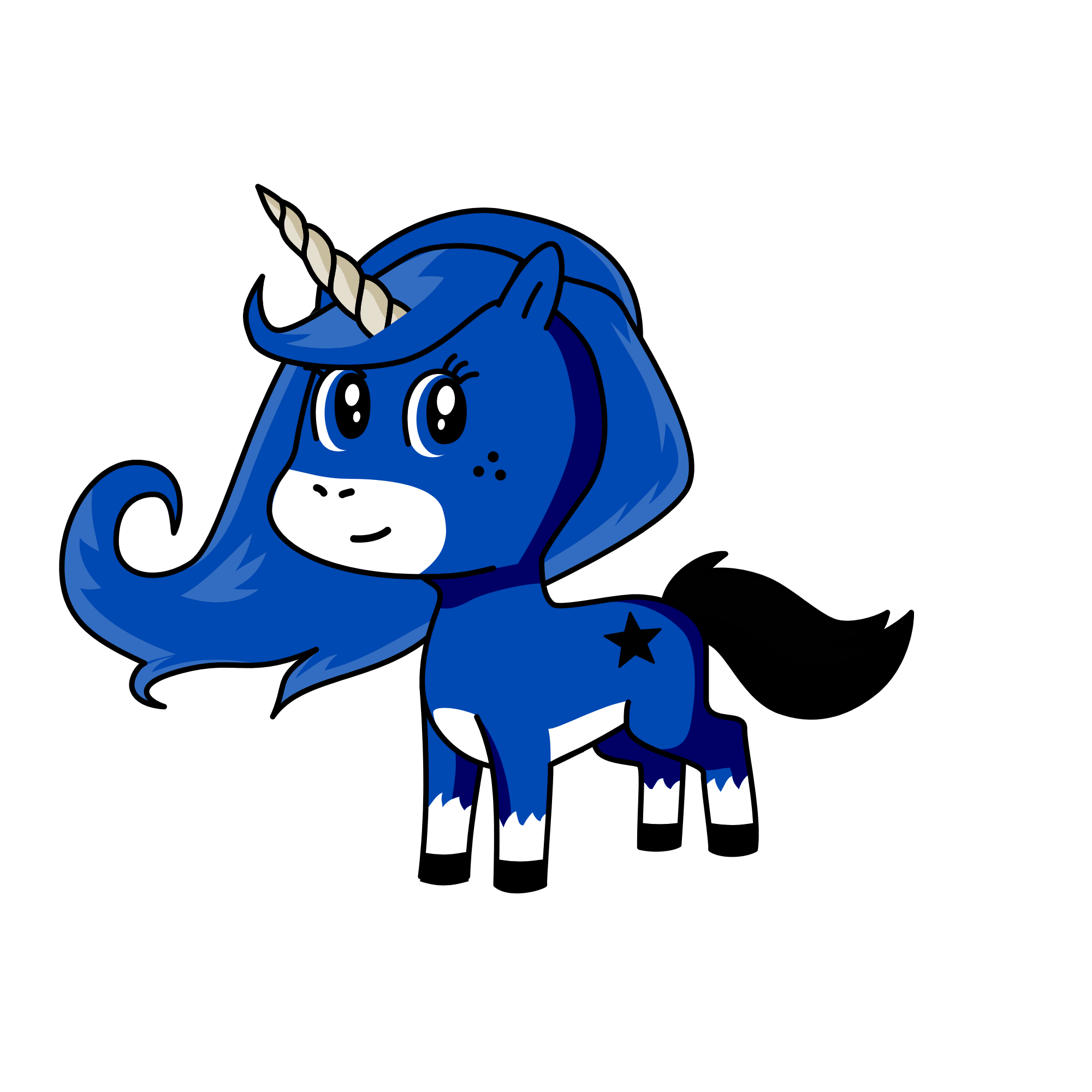 Minting moon, the unicorn