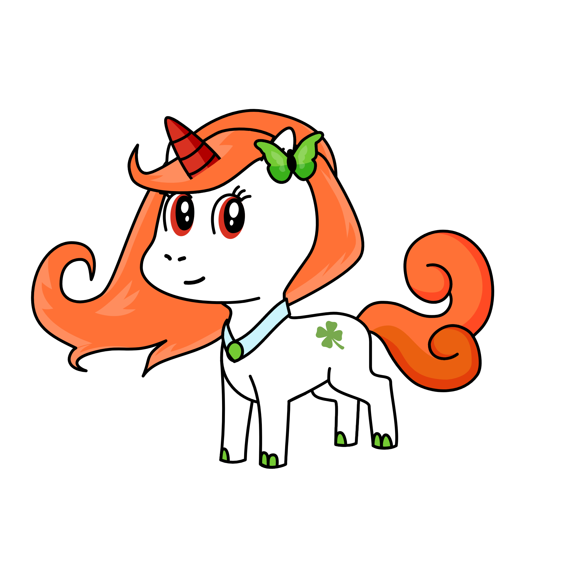 Clover, the unicorn