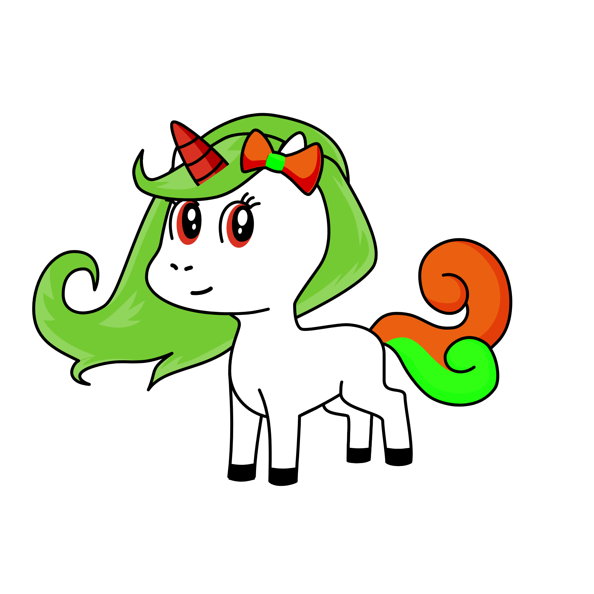 Presents, the unicorn