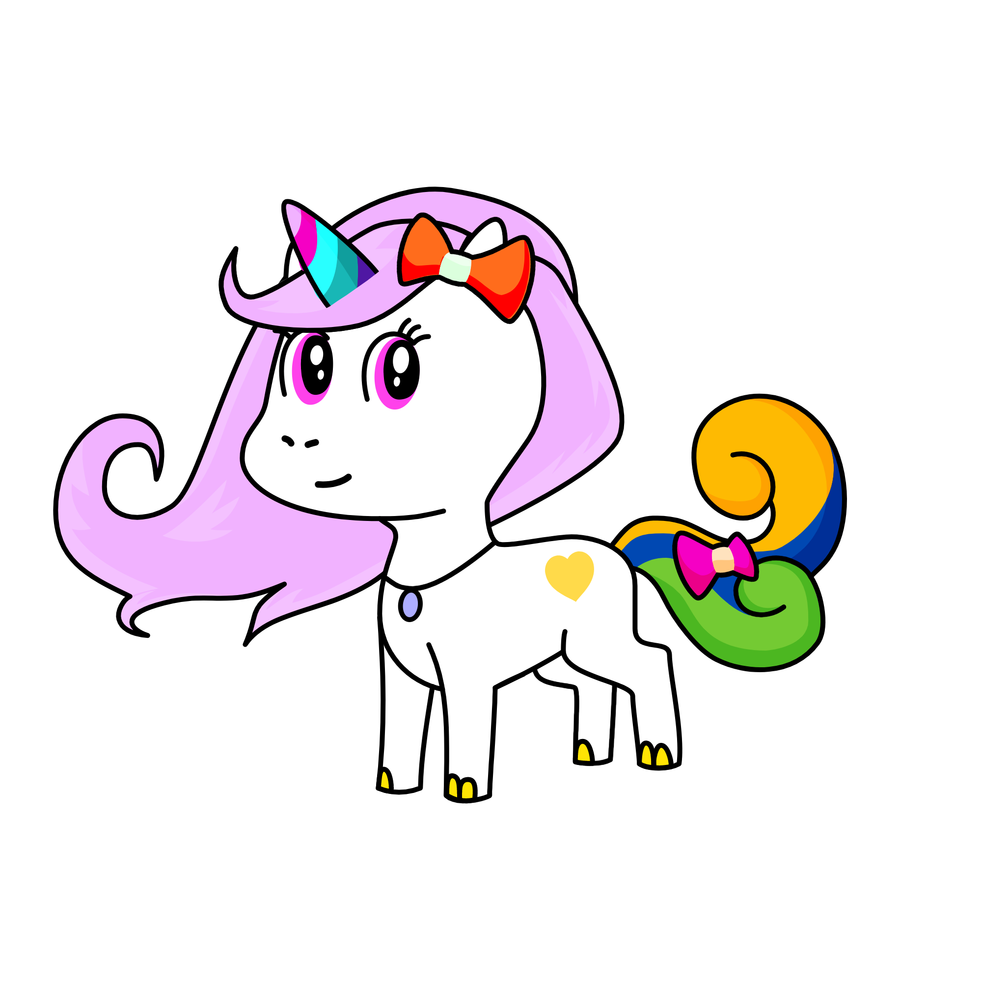 Candy, the unicorn