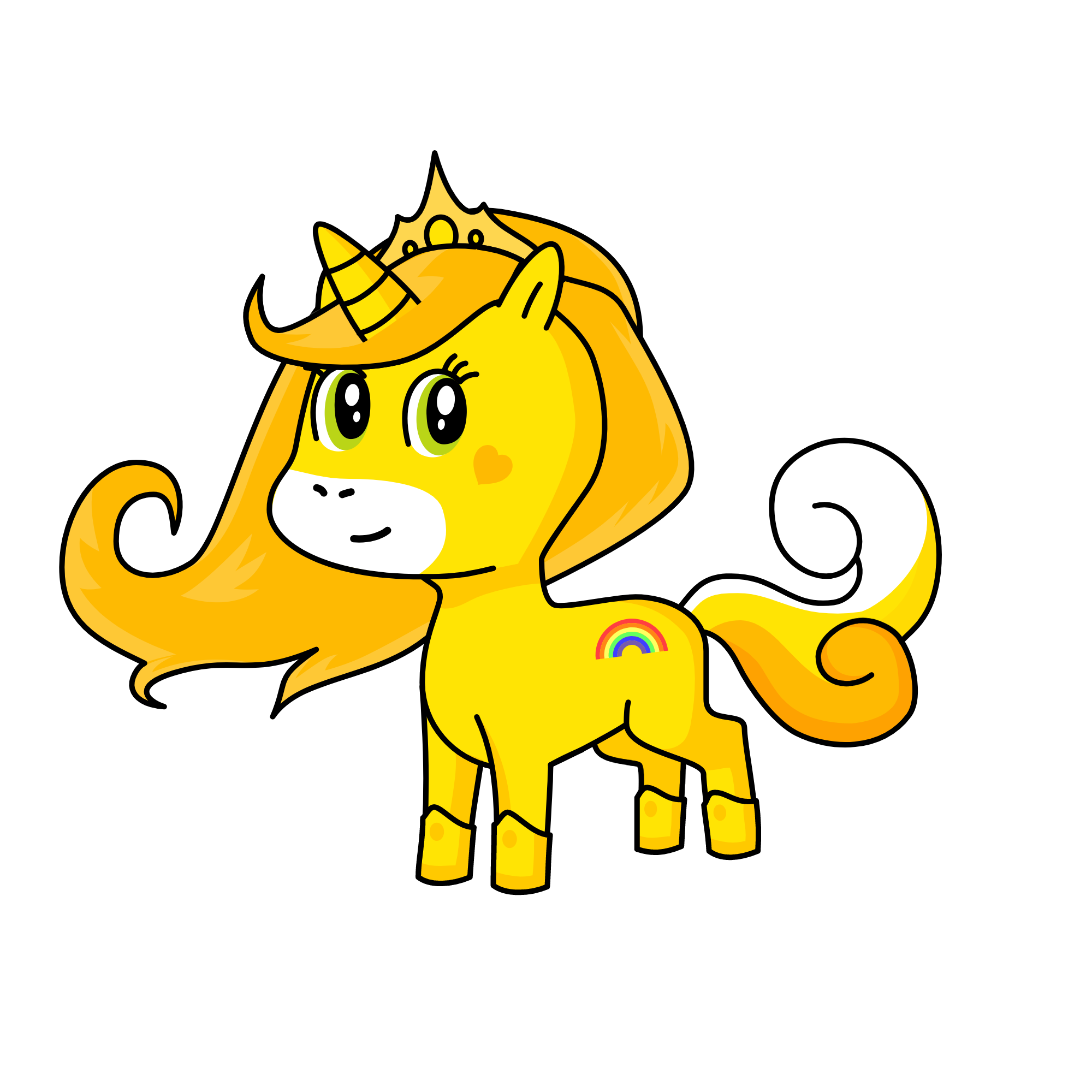 GOLDIE, the unicorn