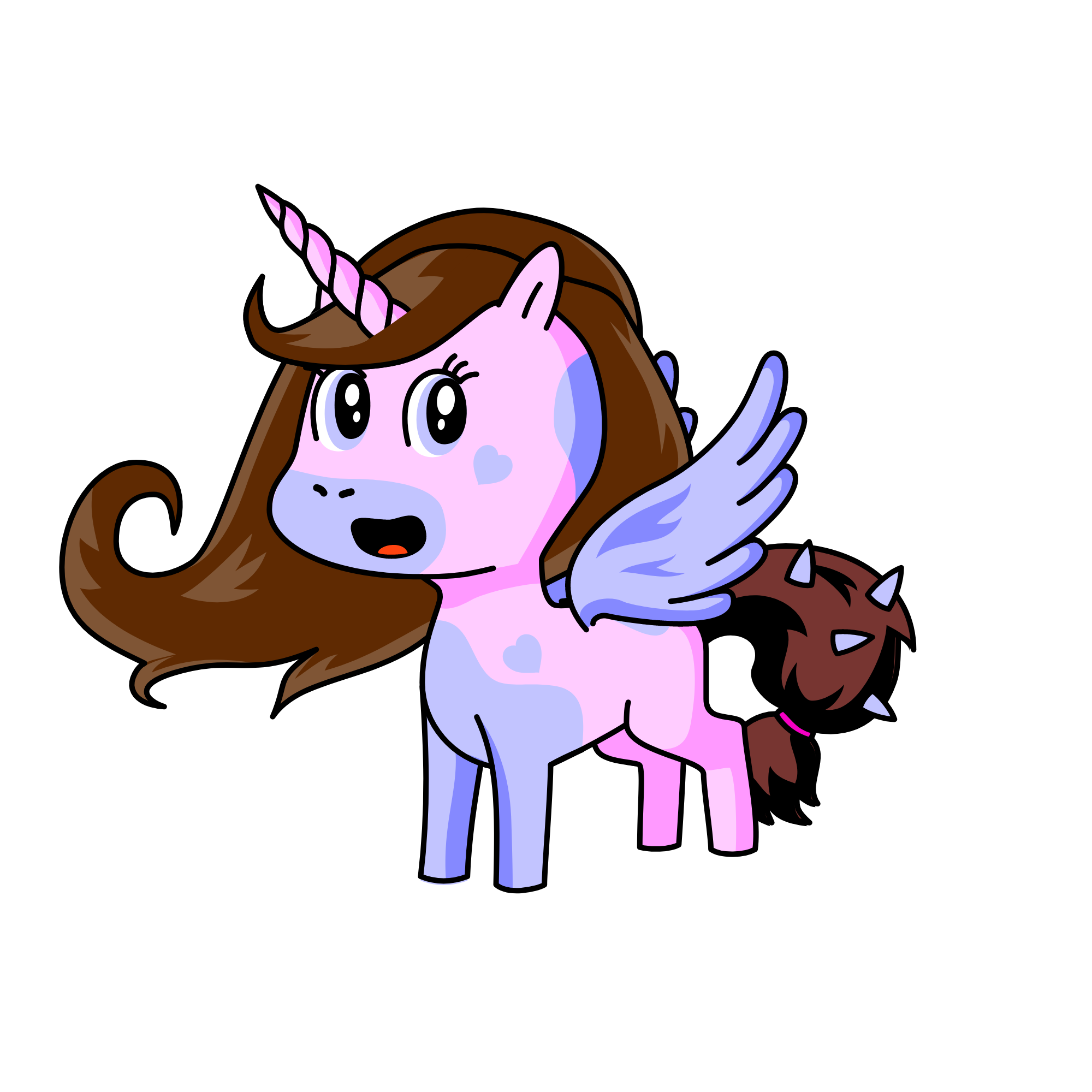 V!, the unicorn