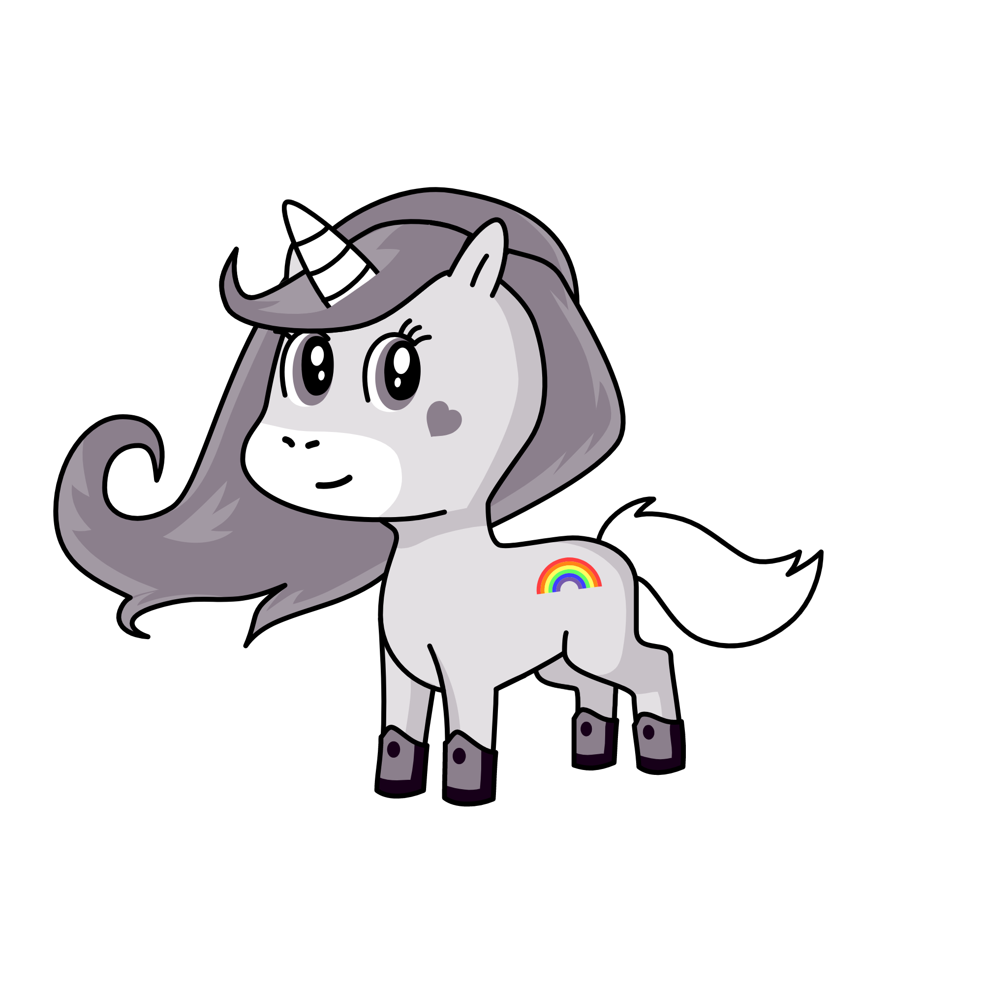 SILVERINA, the unicorn