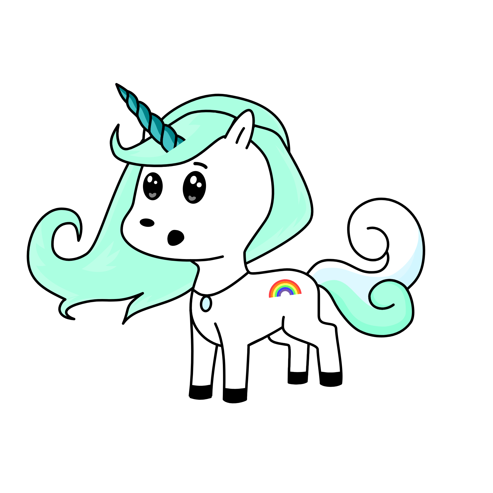 cloud, the unicorn