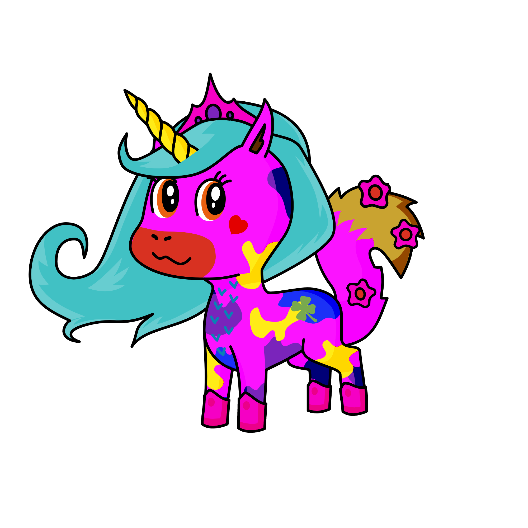army girl, the unicorn