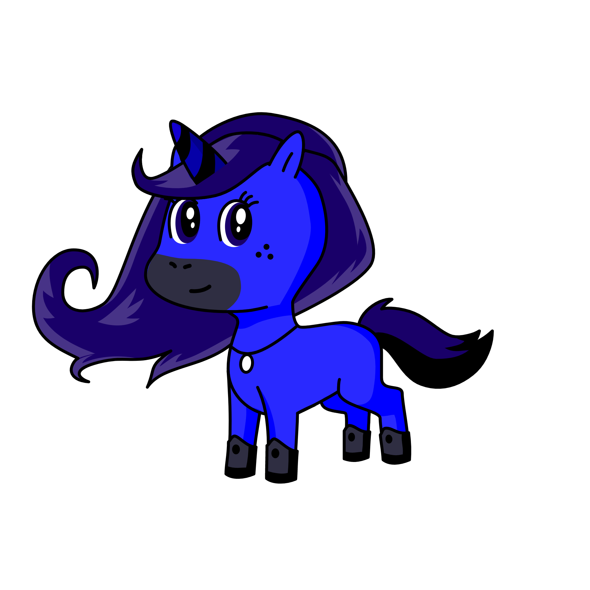 Luna, the unicorn