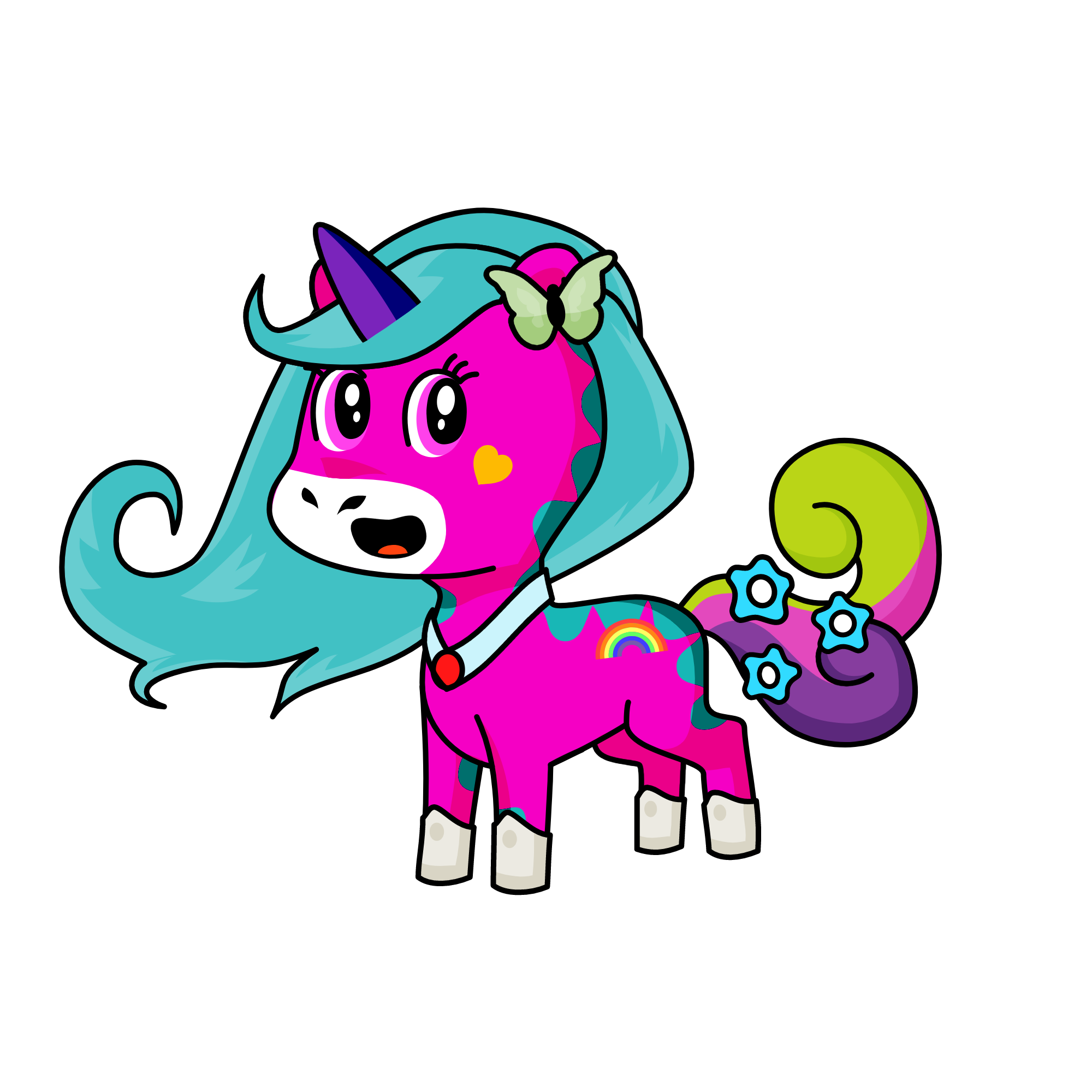 kk, the unicorn