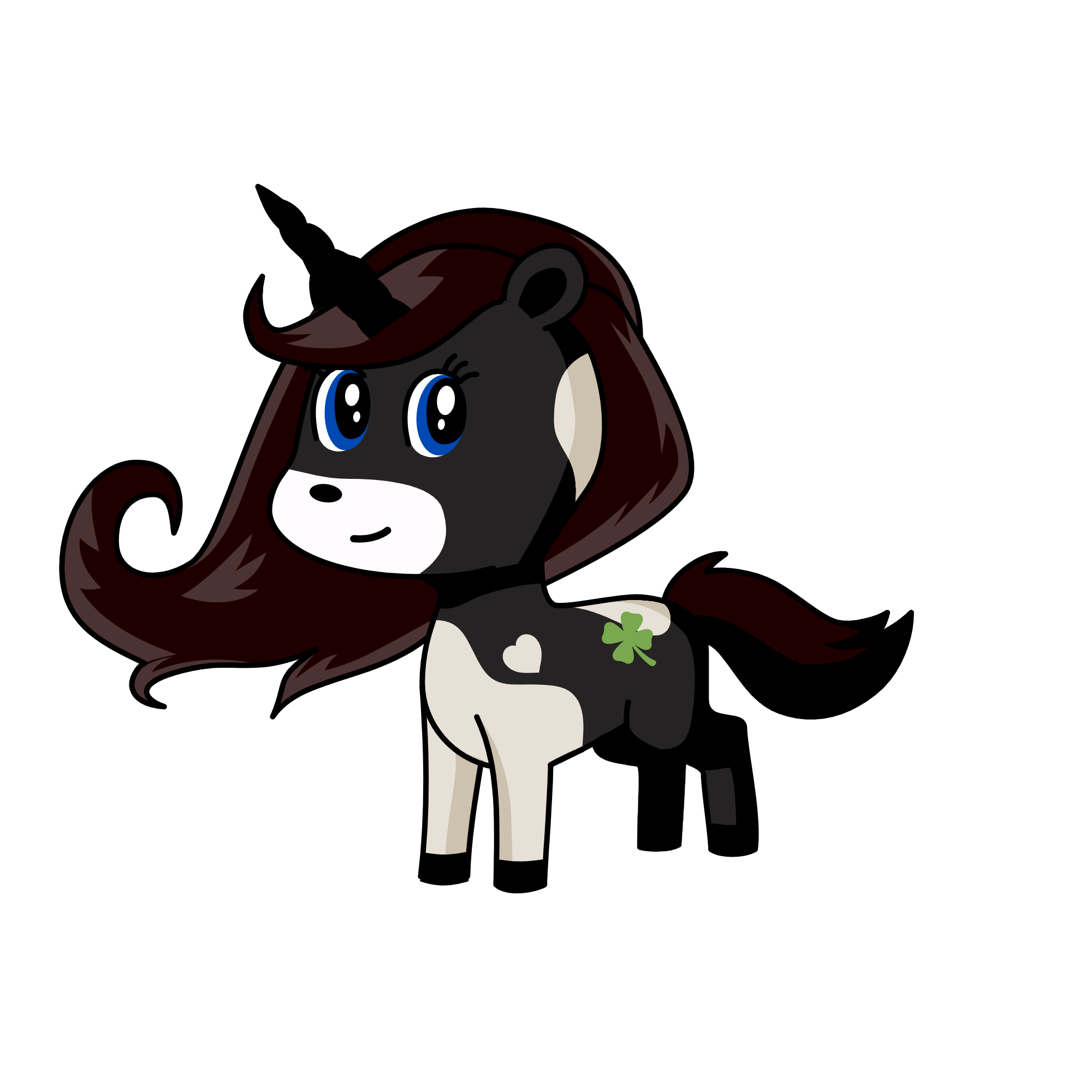 Queen of night .Yin Yang, the unicorn