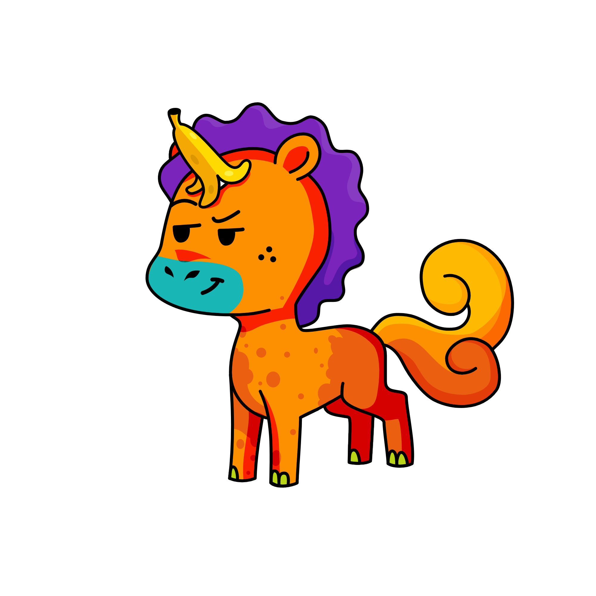 mudy, the unicorn