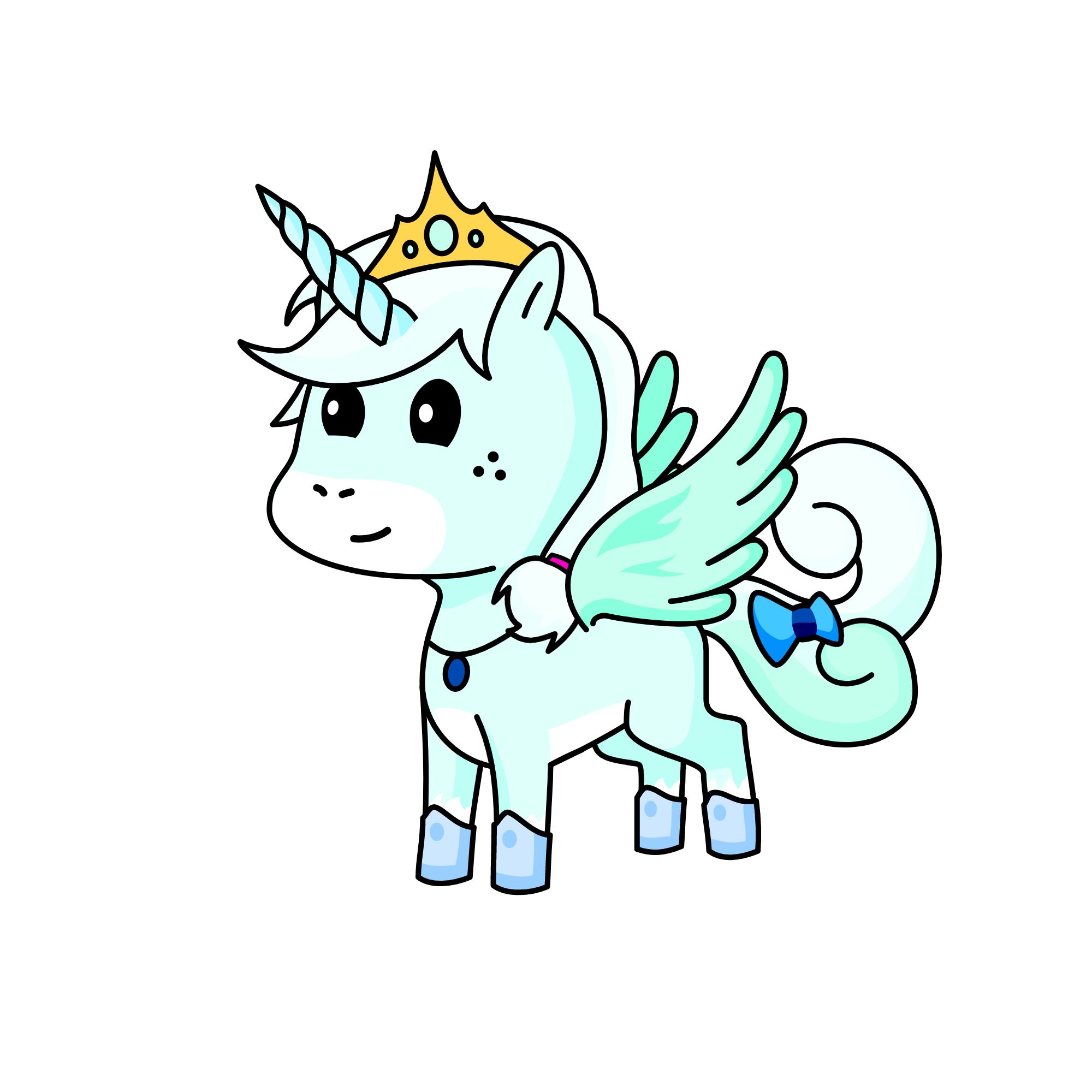 Snowy, the unicorn