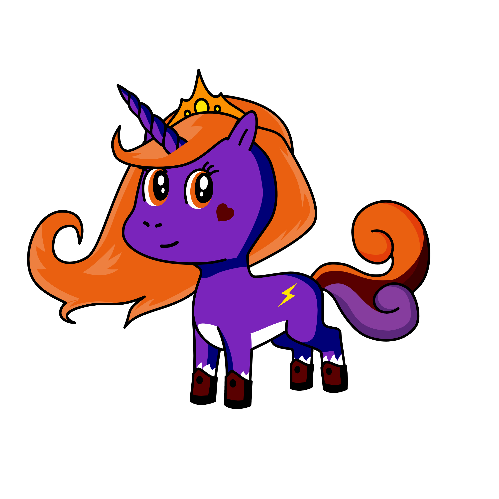CandyCorn, the unicorn