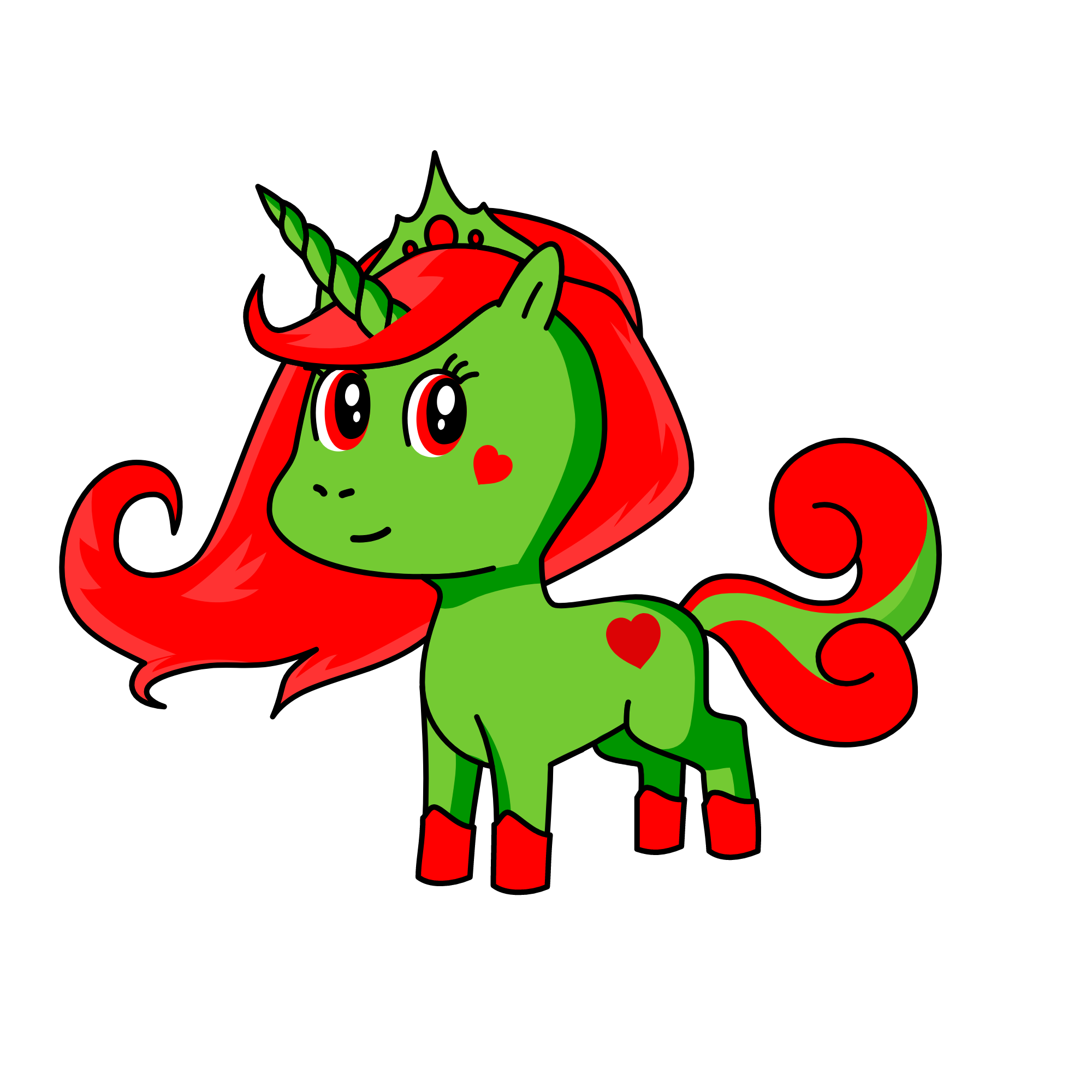 CandyCane, the unicorn