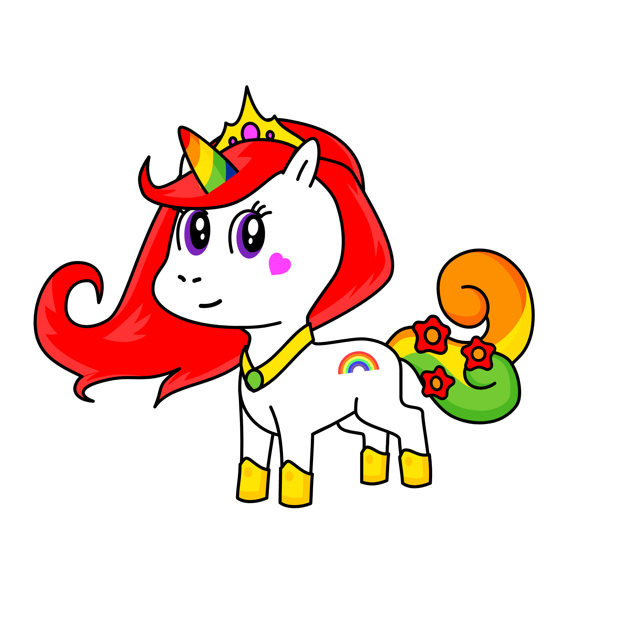 Rainbow🌈, the unicorn