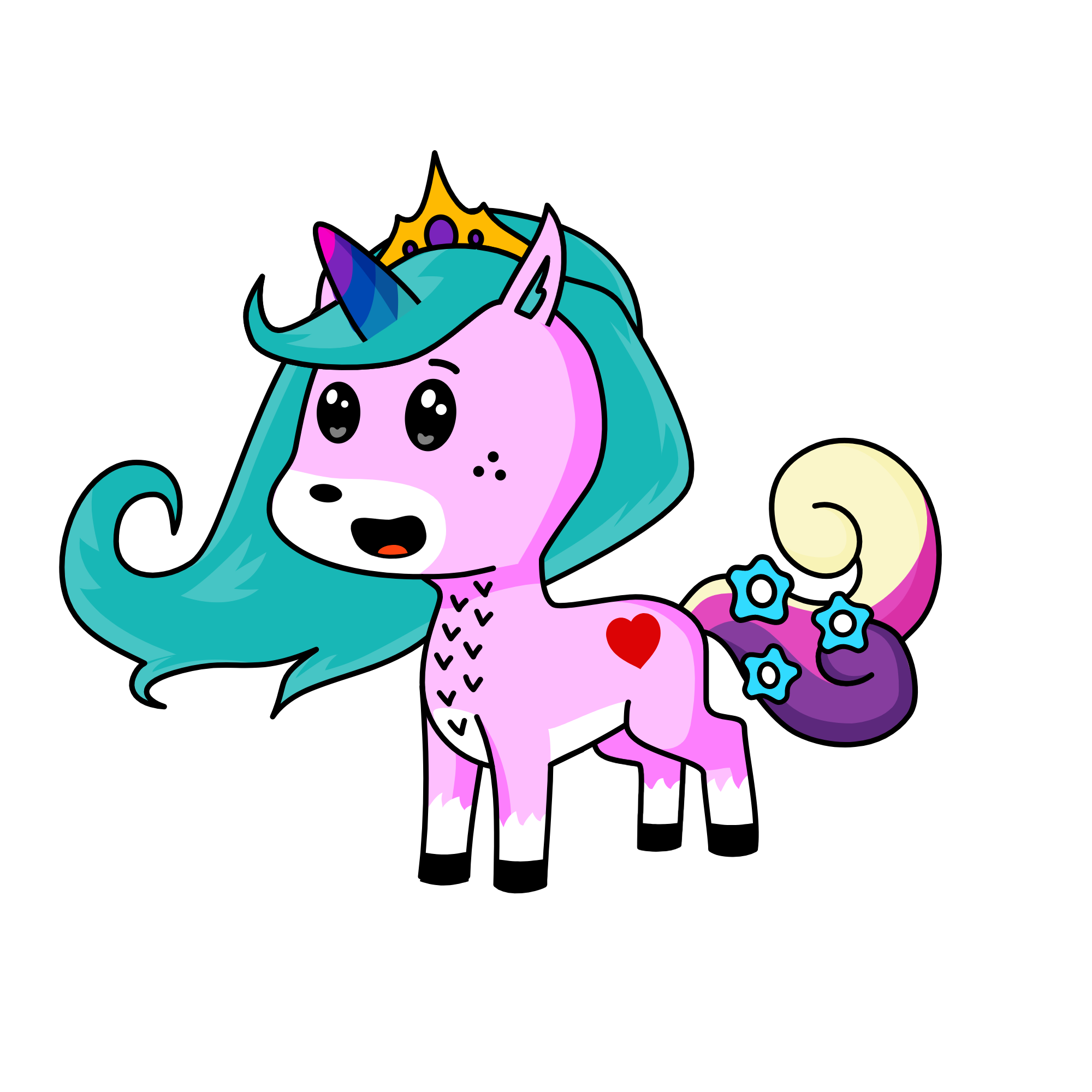;-), the unicorn
