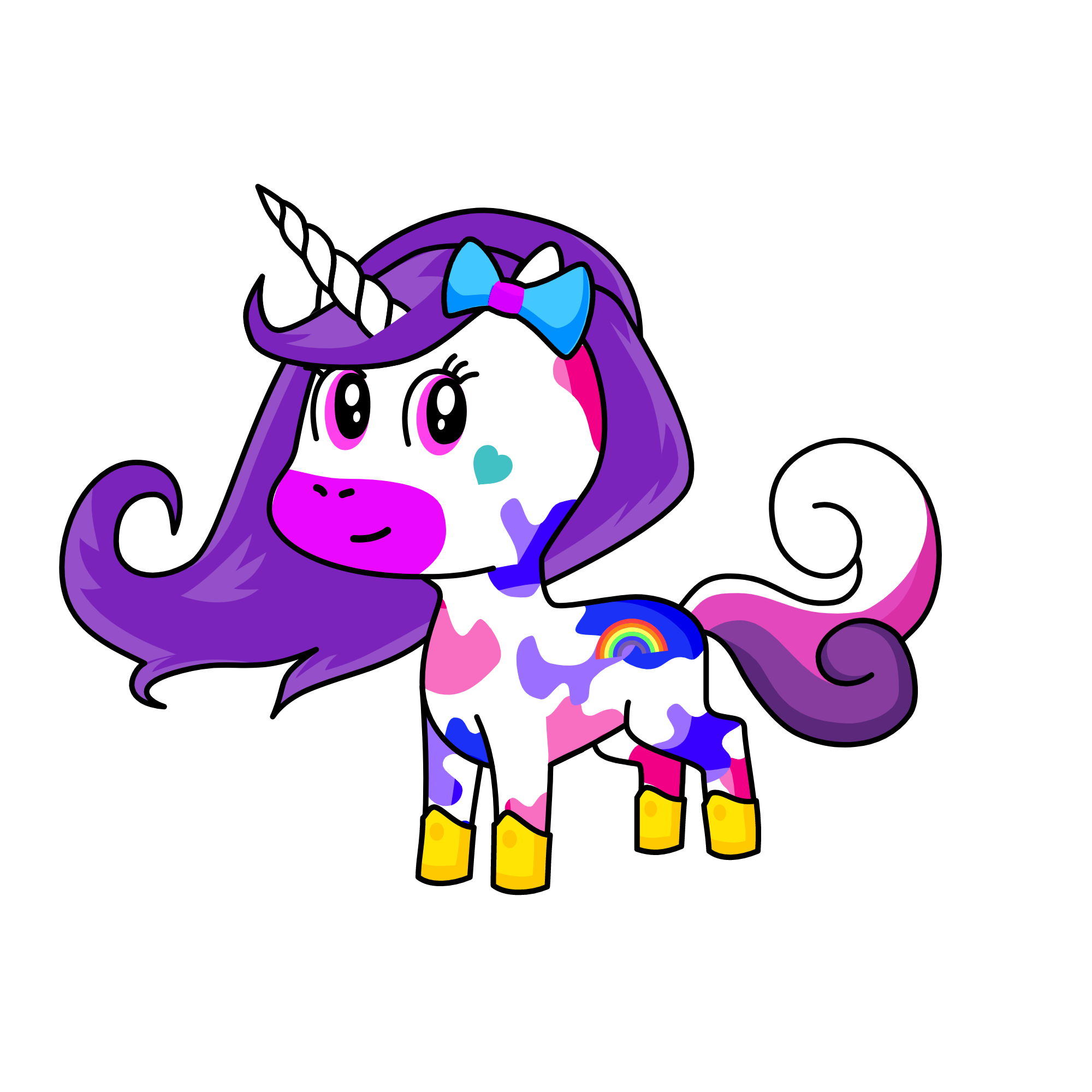 splatters, the unicorn