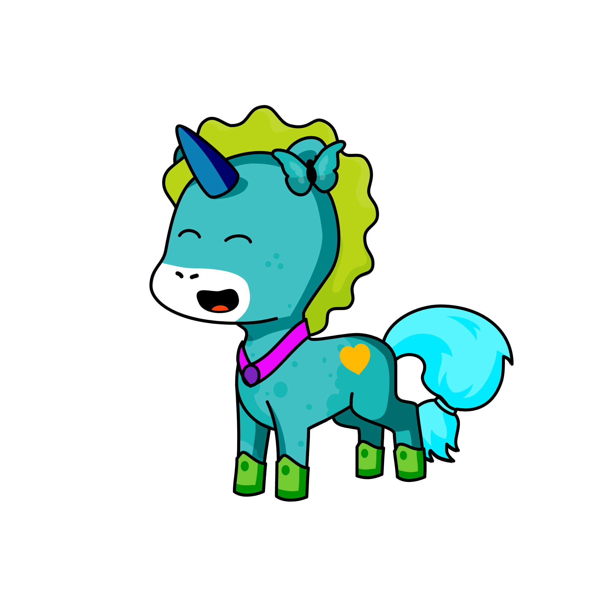 e, the unicorn