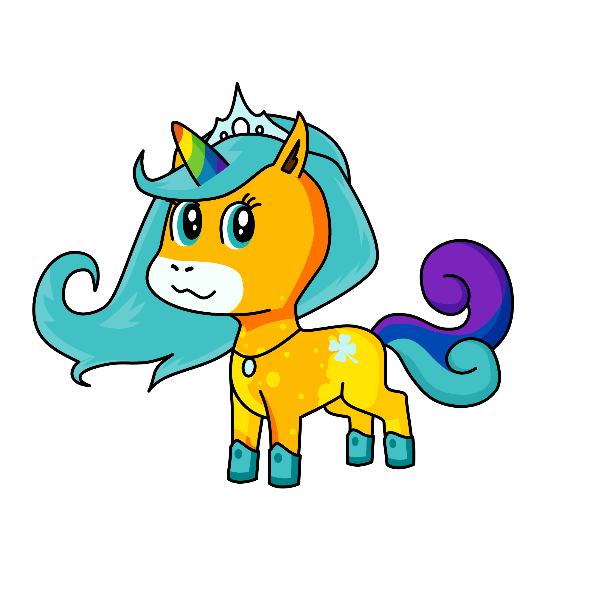 Moonlight Sparkle, the unicorn