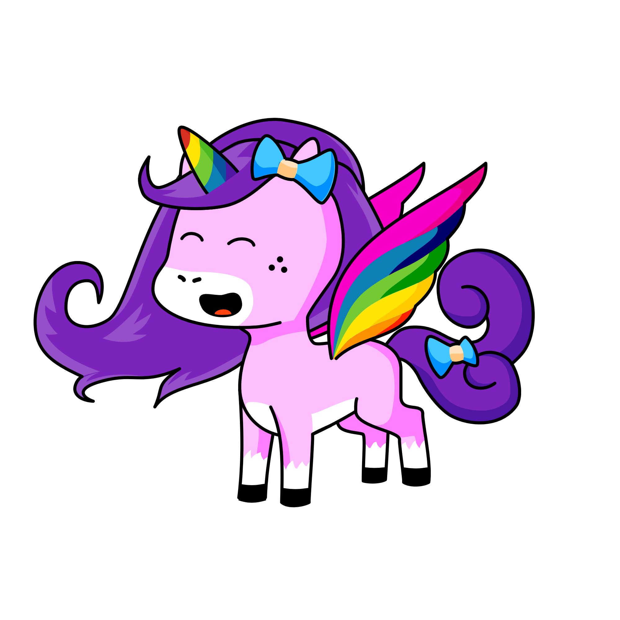 Sleepy, the unicorn