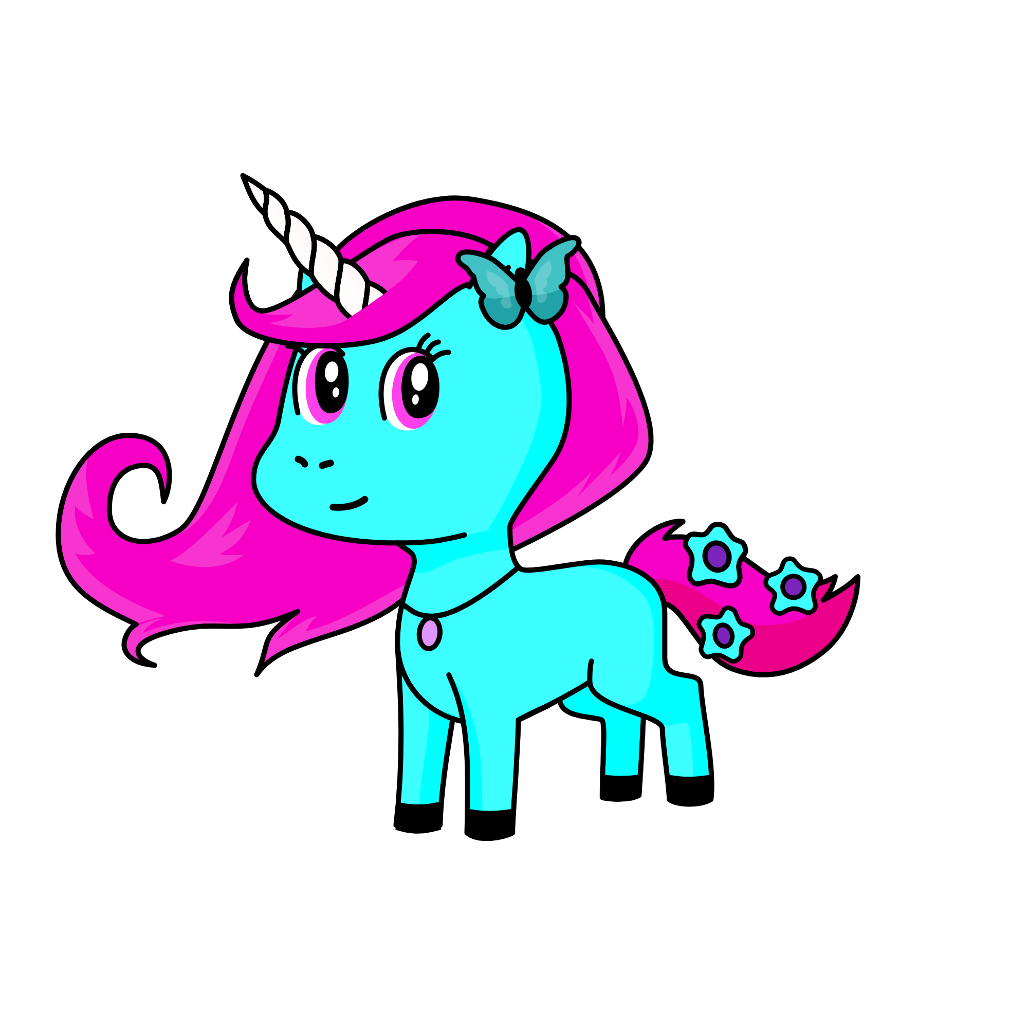 purpurina, the unicorn