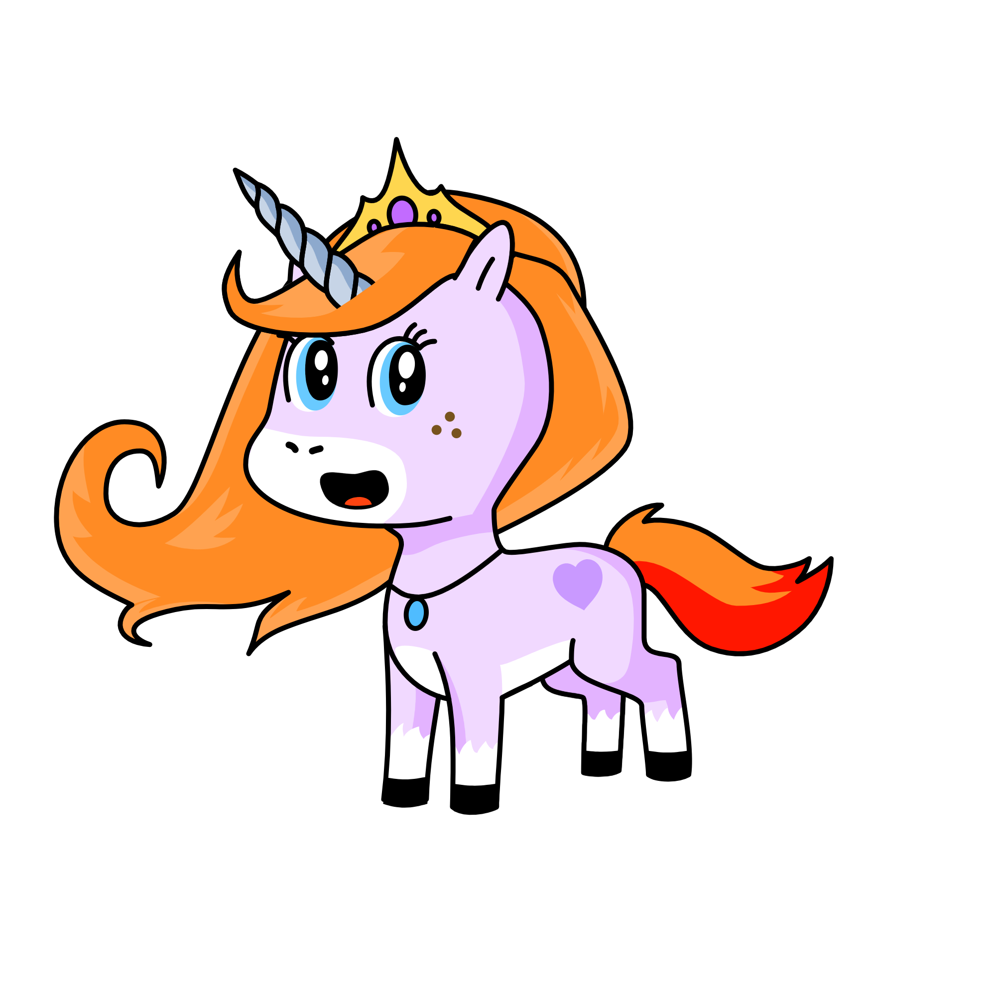 Thumbalina, the unicorn