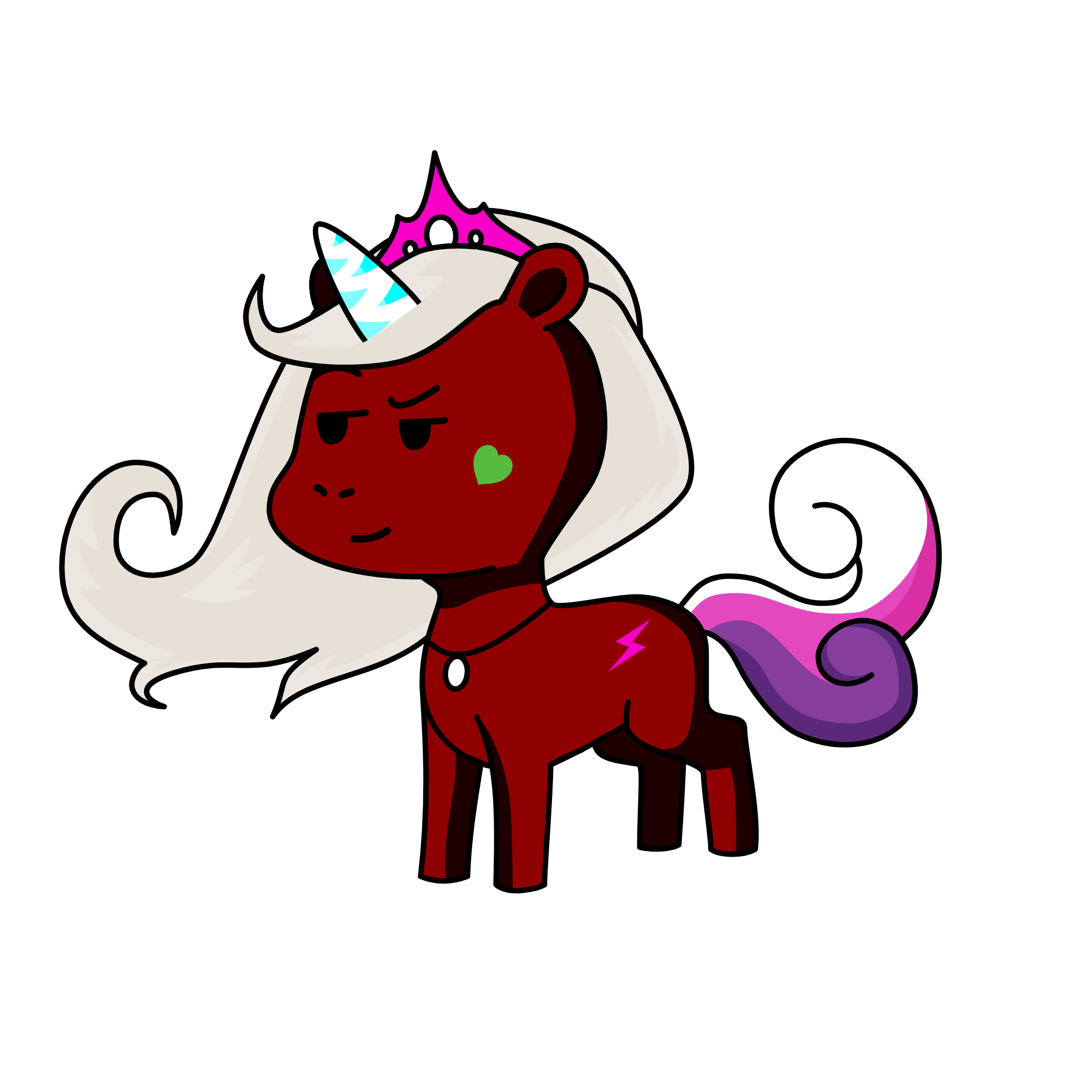 Glittrrr Cakez, the unicorn