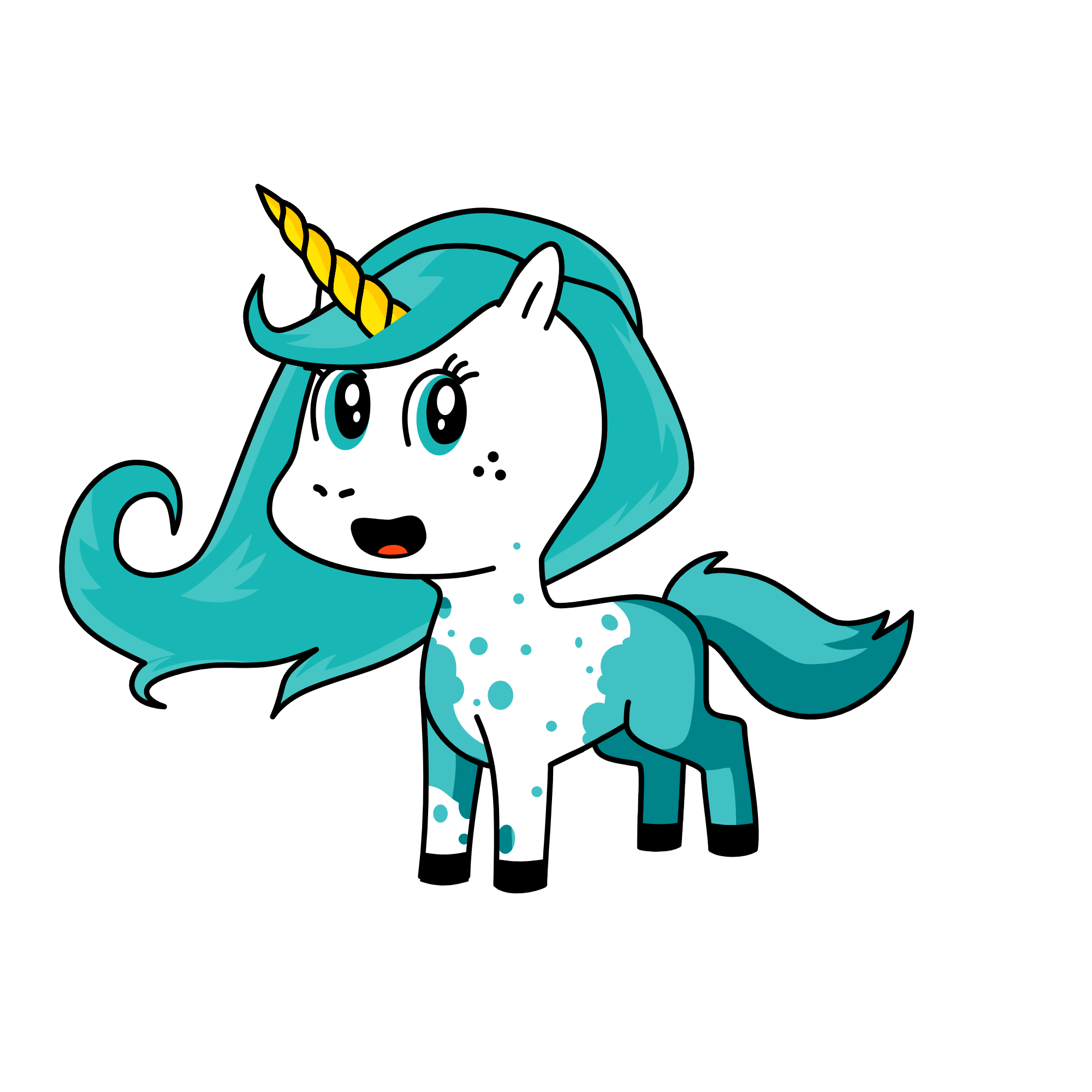 Ginger, the unicorn