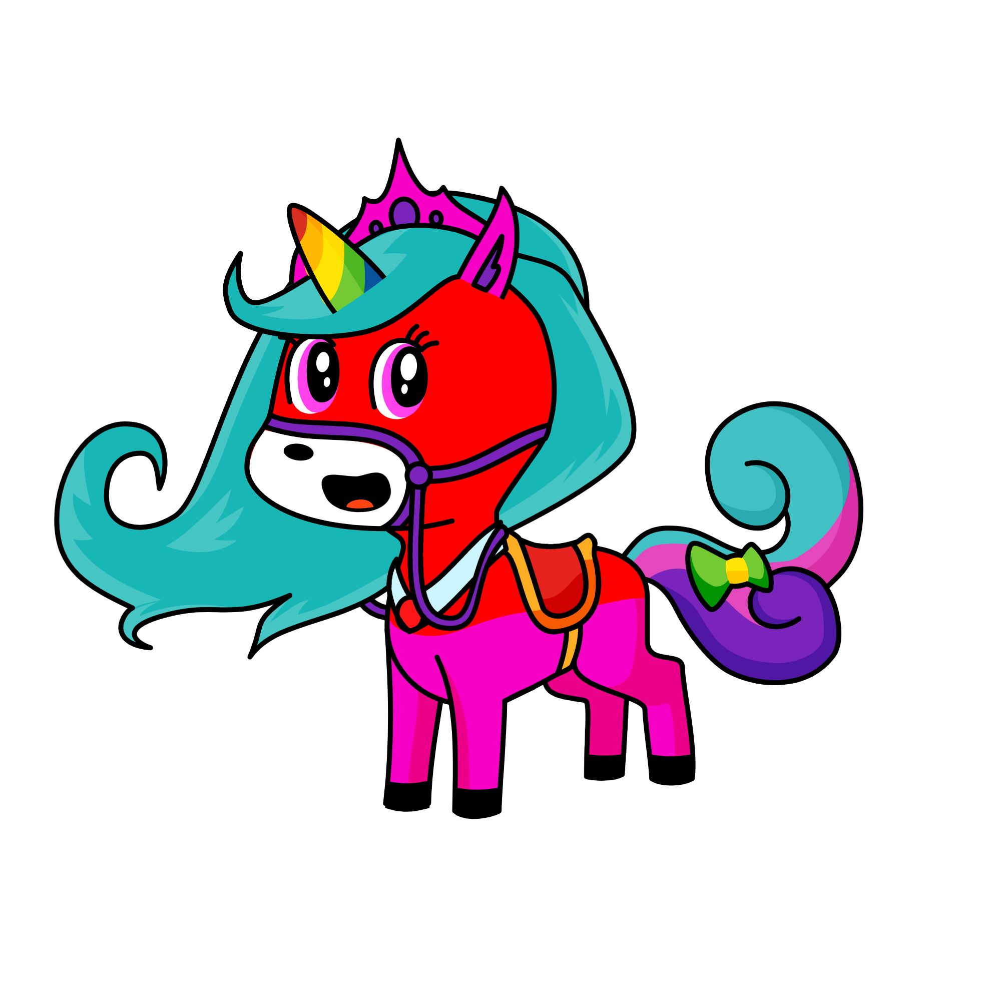 princess, the unicorn