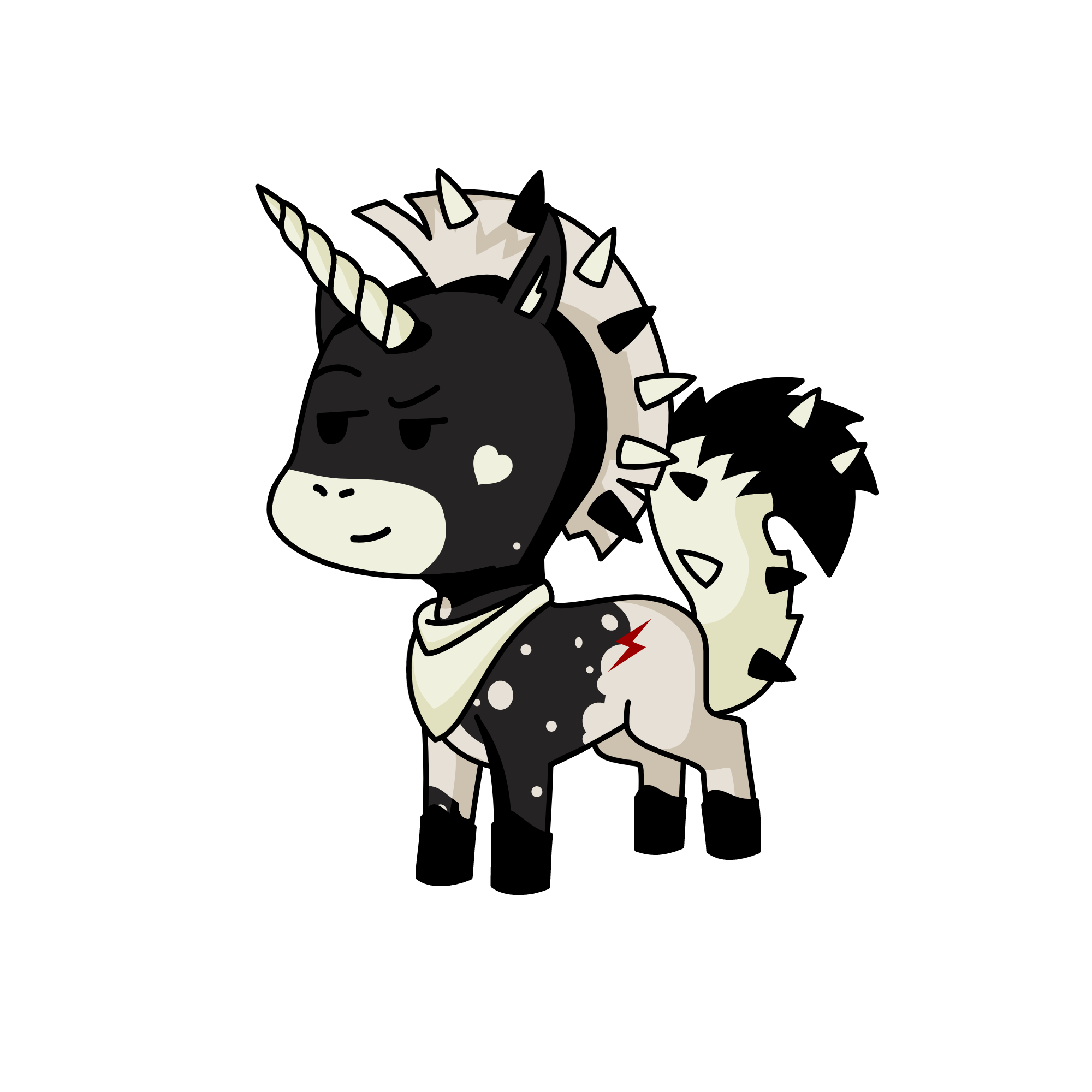 Lòvély Ãsh, the unicorn