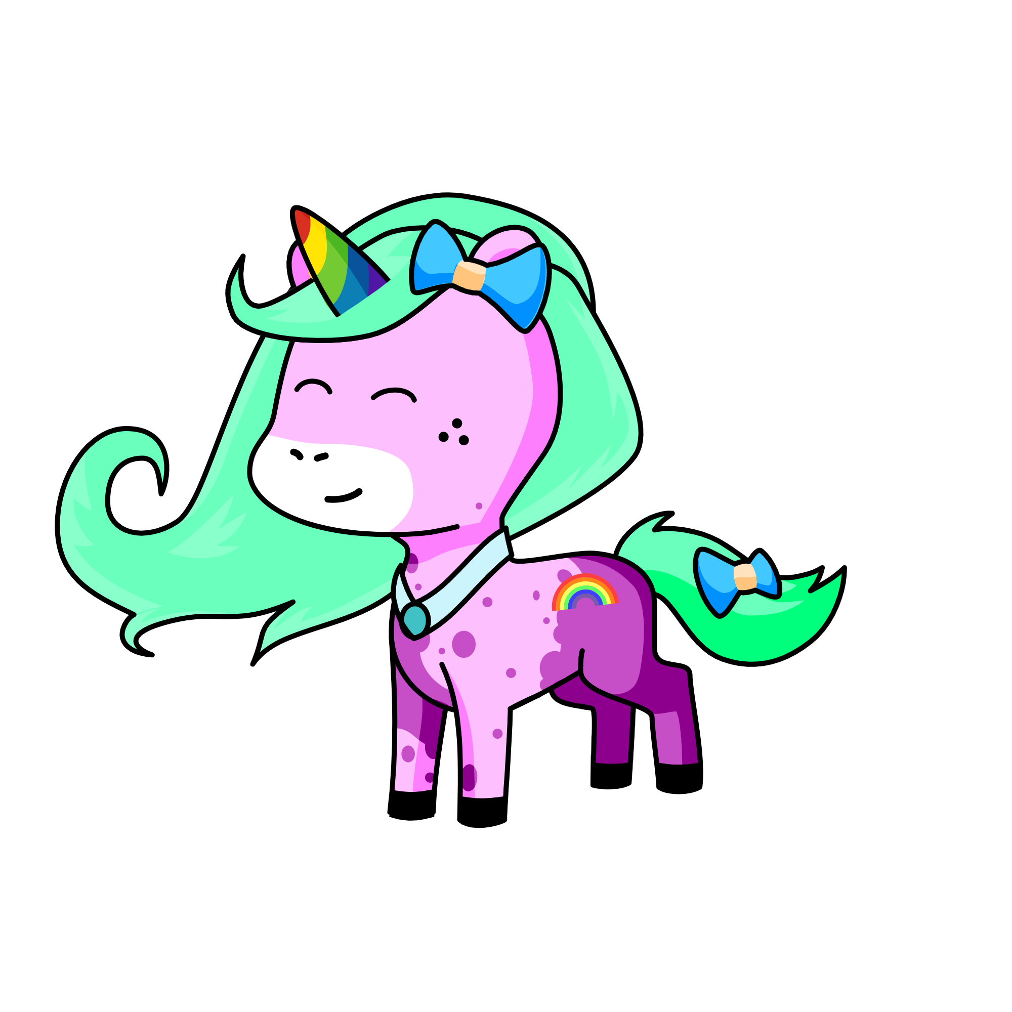 rainbow, the unicorn