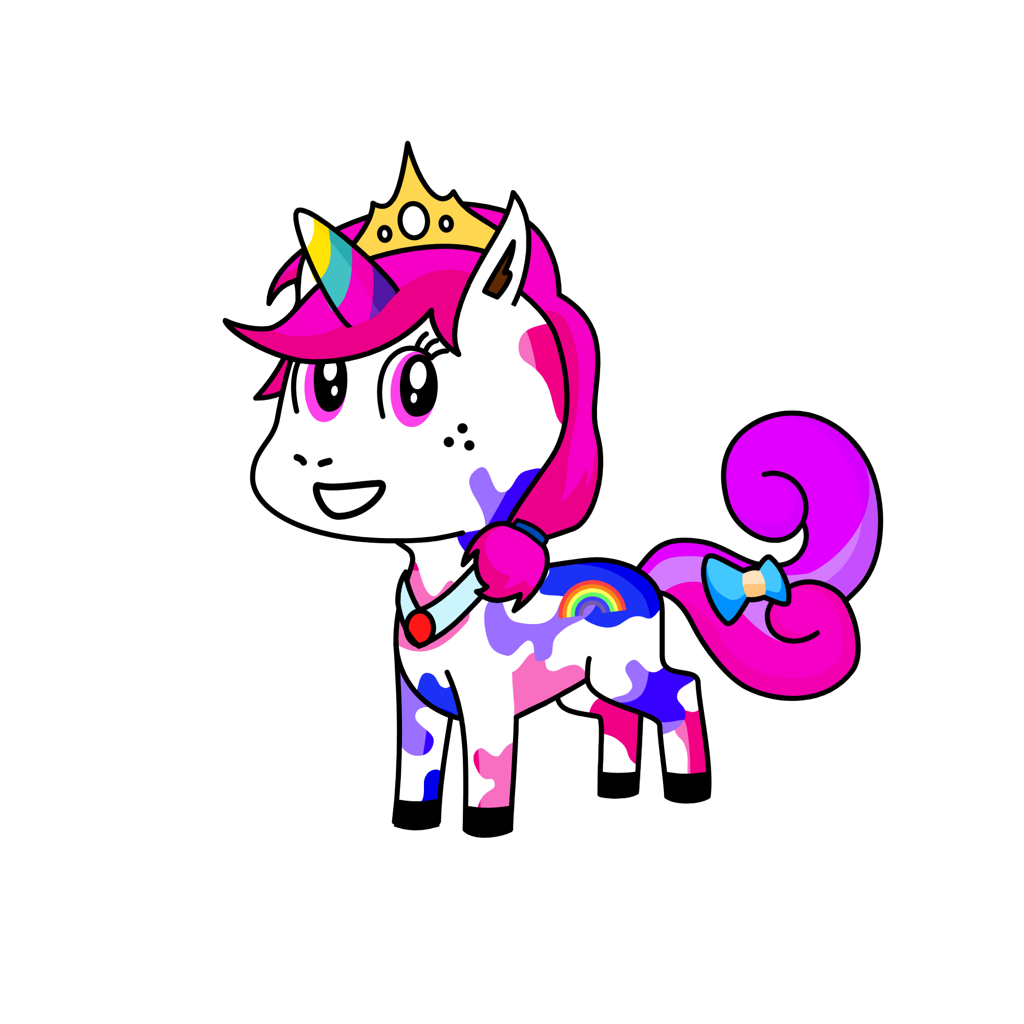 Princes pinkie pie , the unicorn