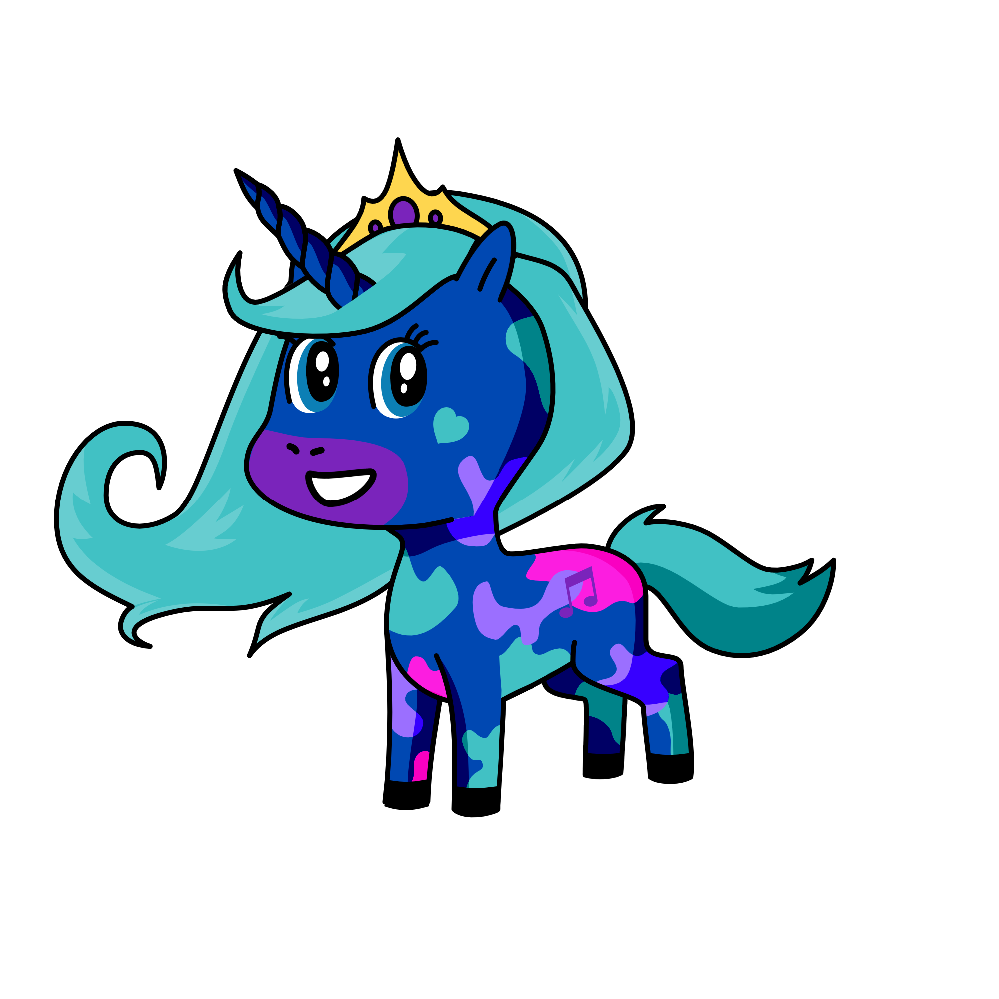 Princess Lune , the unicorn