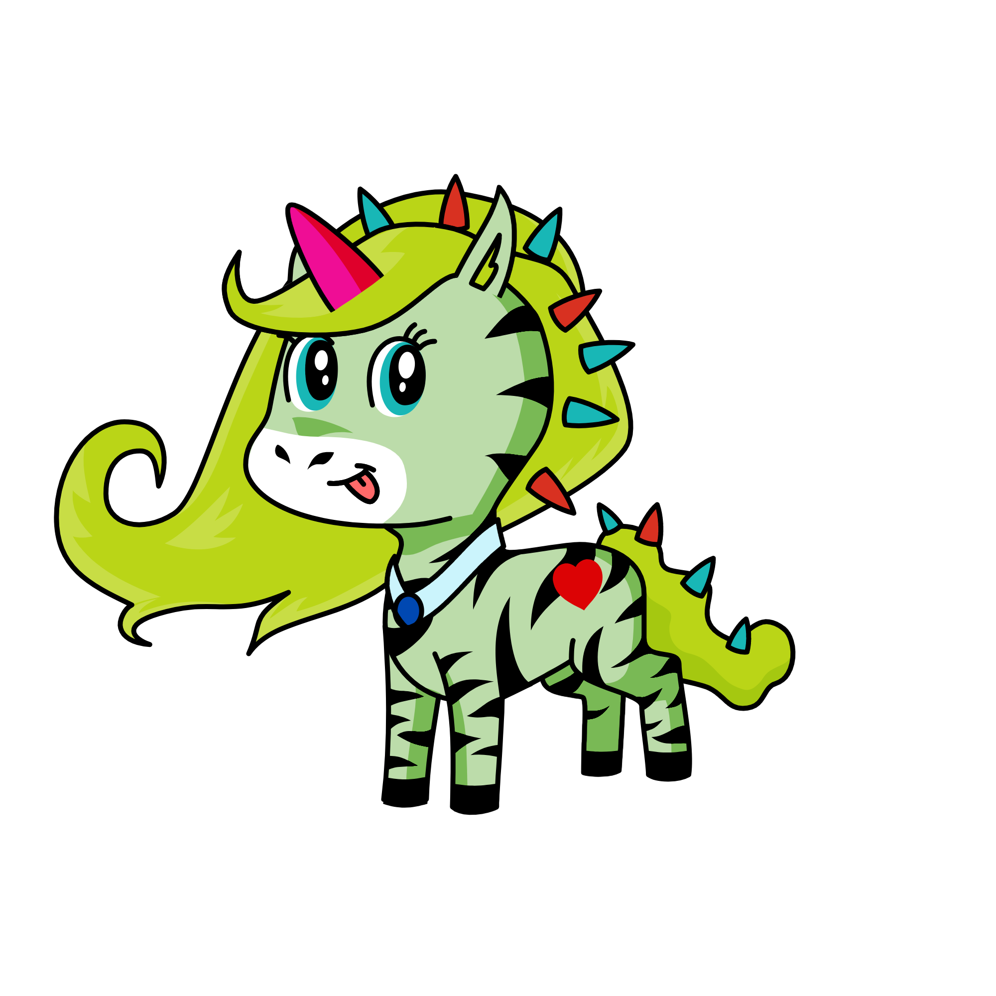 Spaki, the unicorn