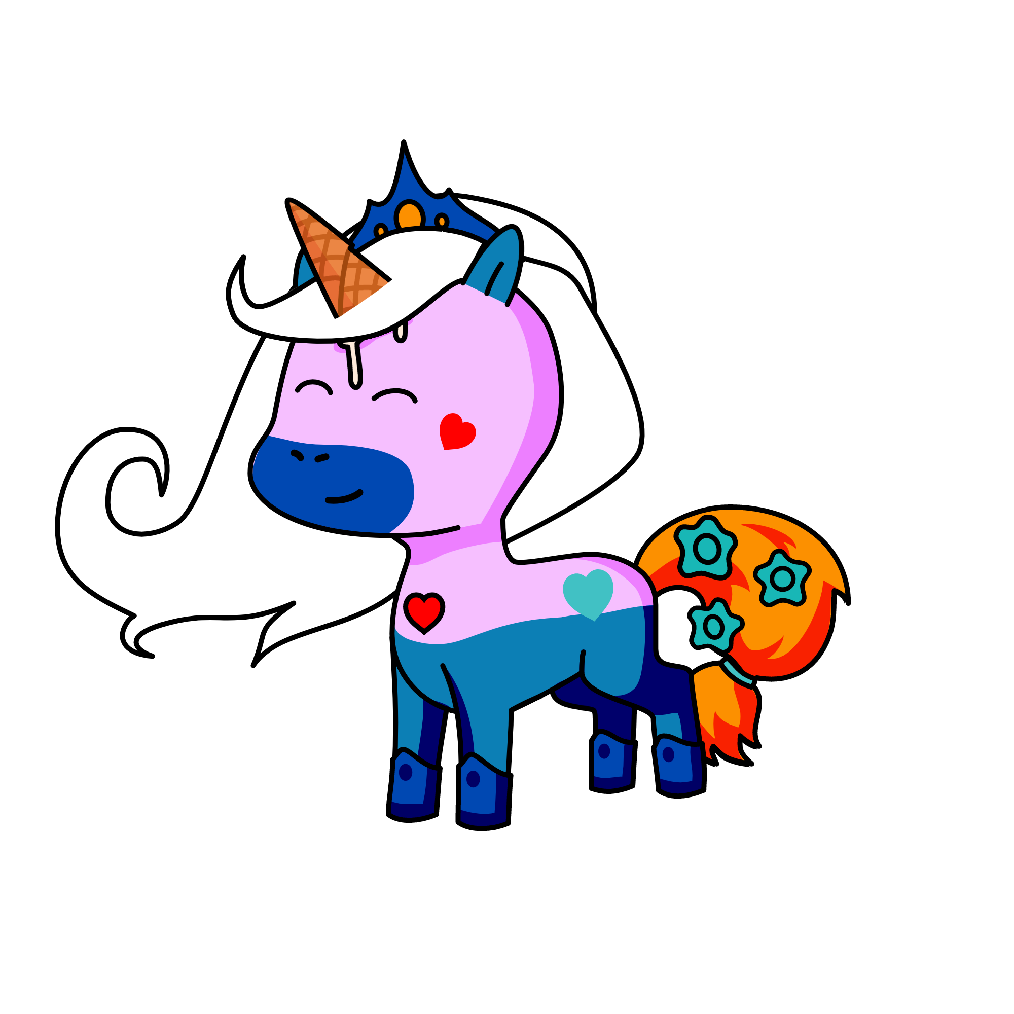 ا, the unicorn