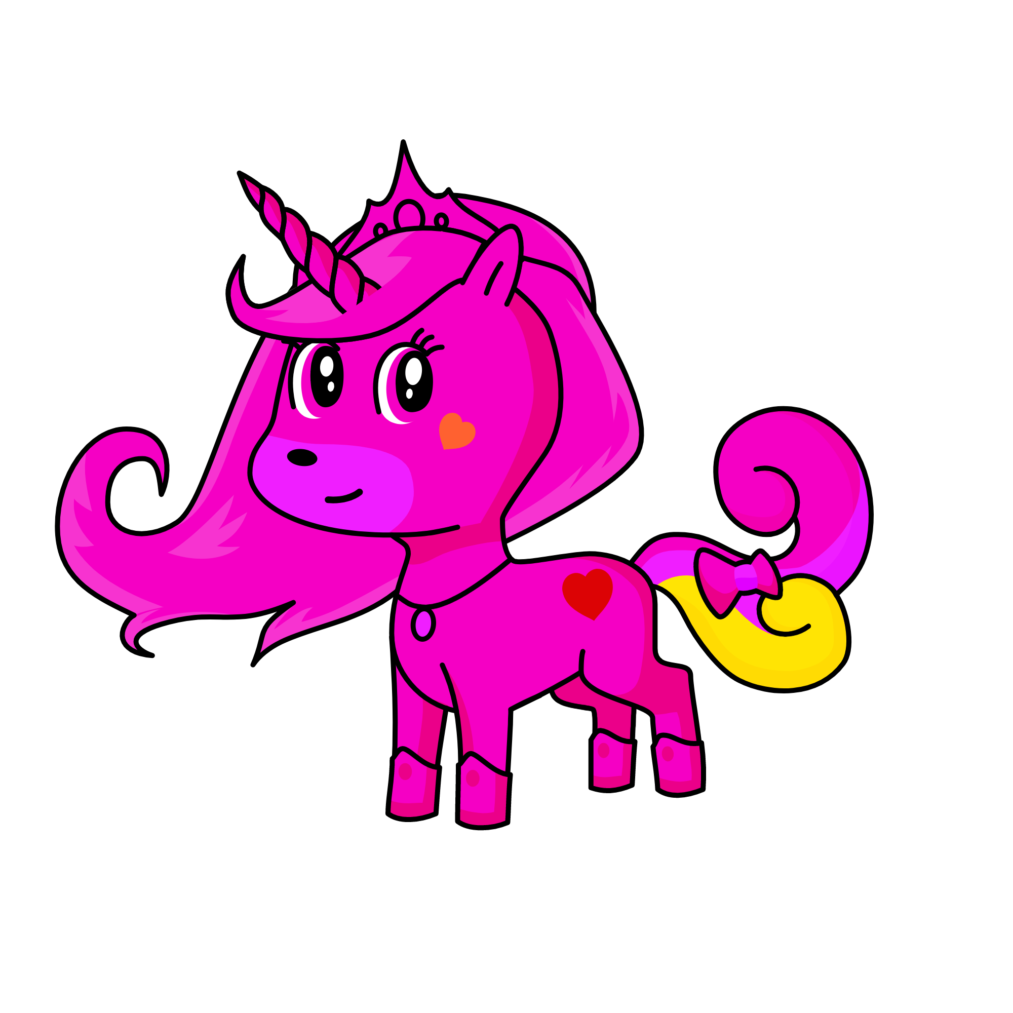 Butter fly, the unicorn