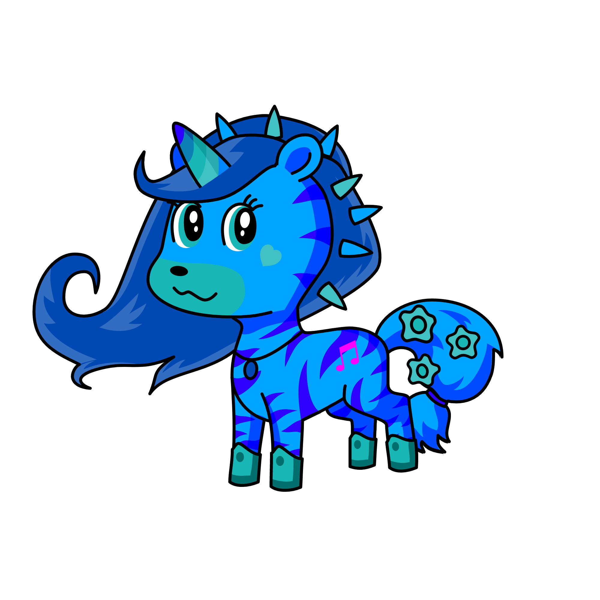 Moonlight 🌑🌚, the unicorn