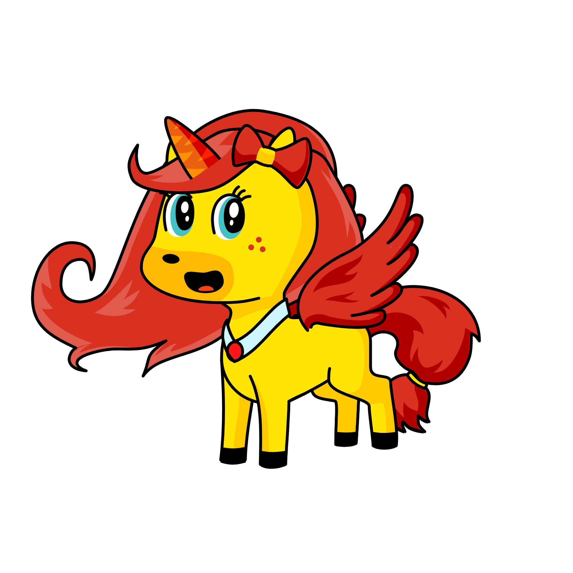 Fire, the unicorn