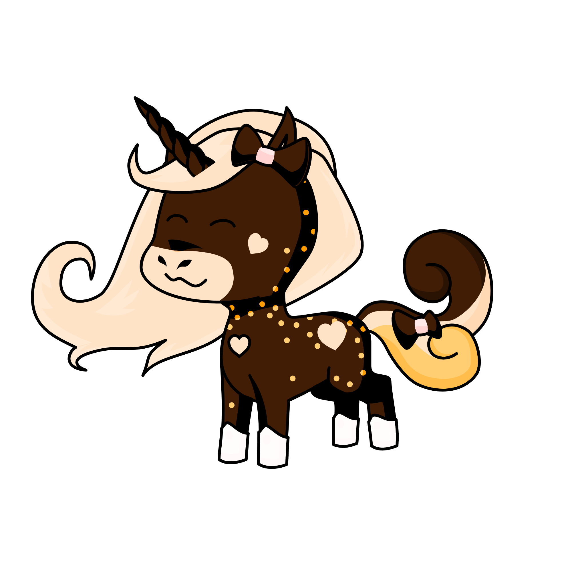 Choccy, the unicorn