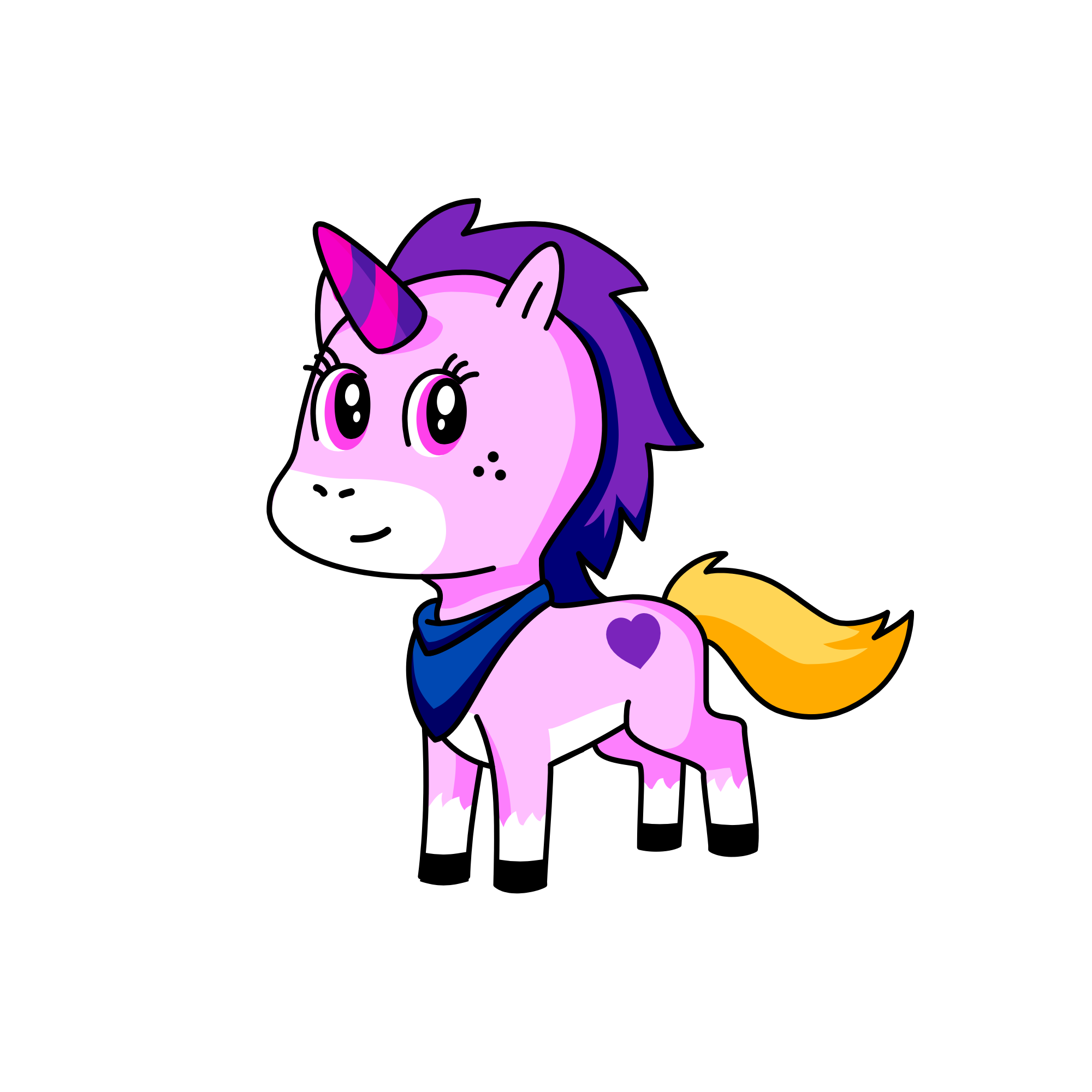 Sweetie, the unicorn