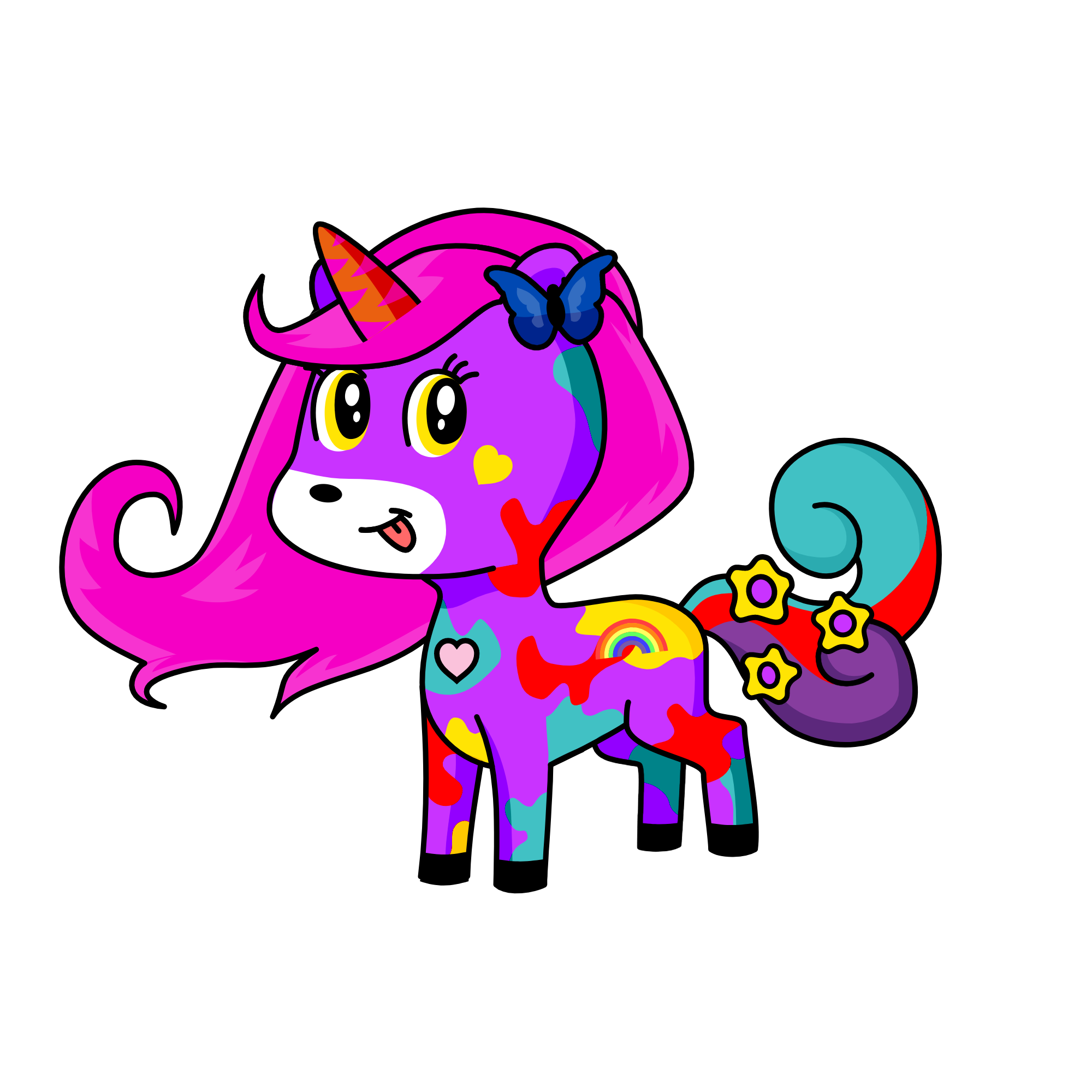 parlak ünücorn, the unicorn