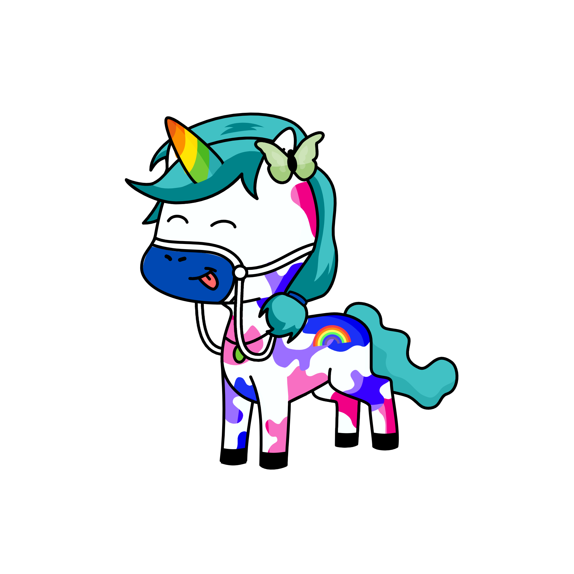 Rainbowdash, the unicorn