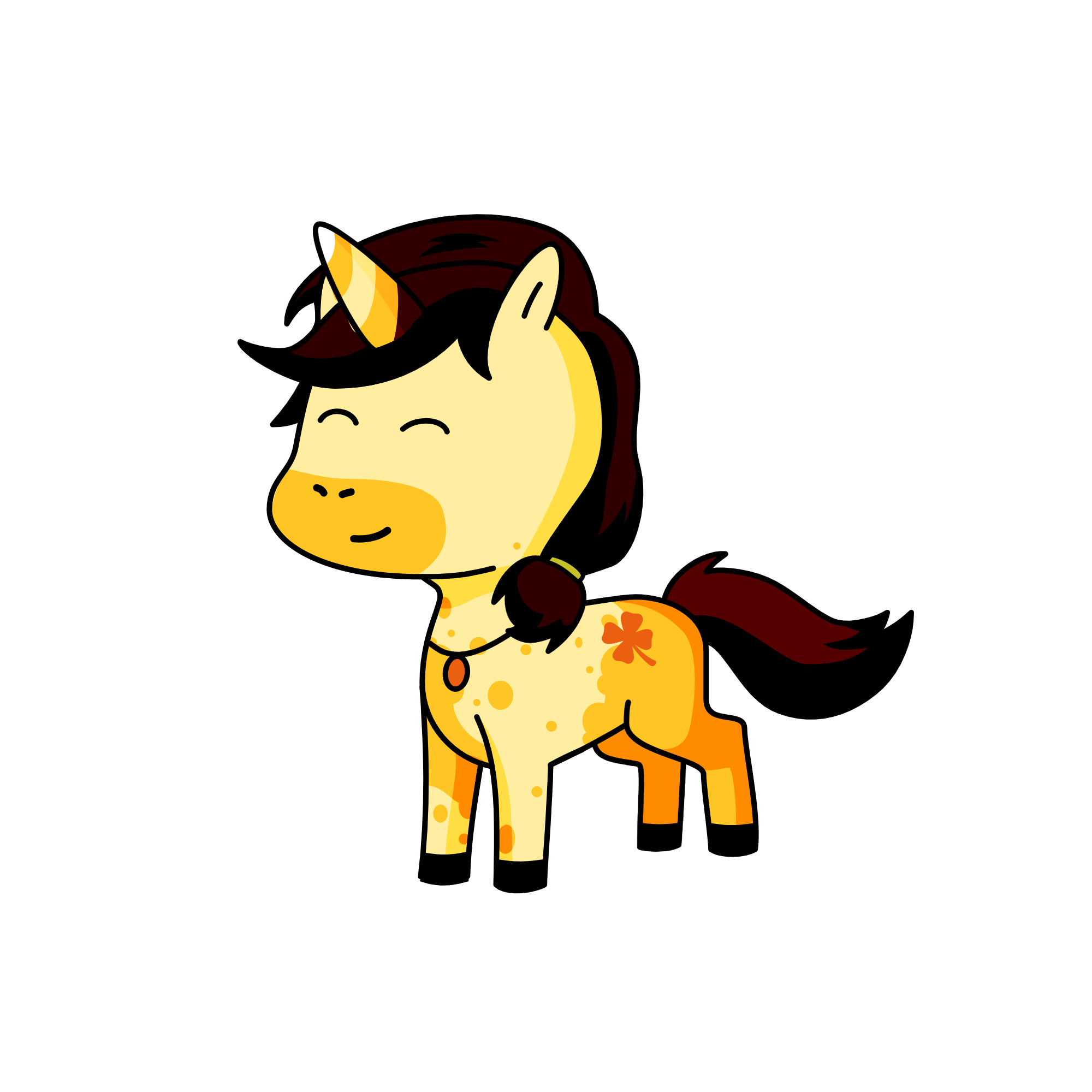Butterscotch, the unicorn