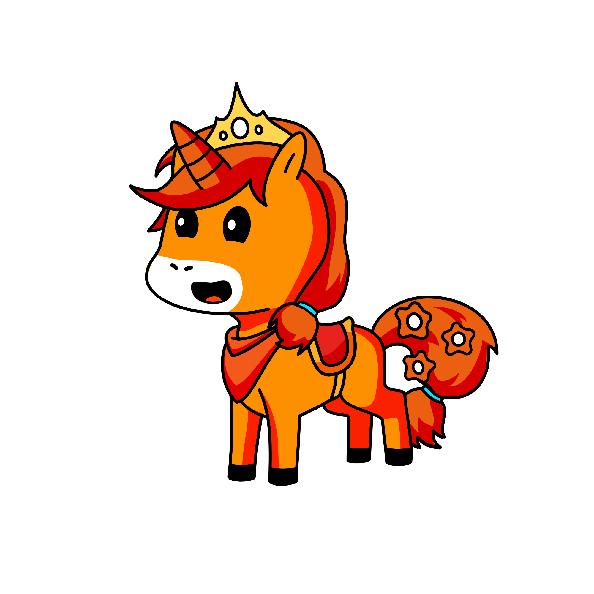 Pumpkin, the unicorn
