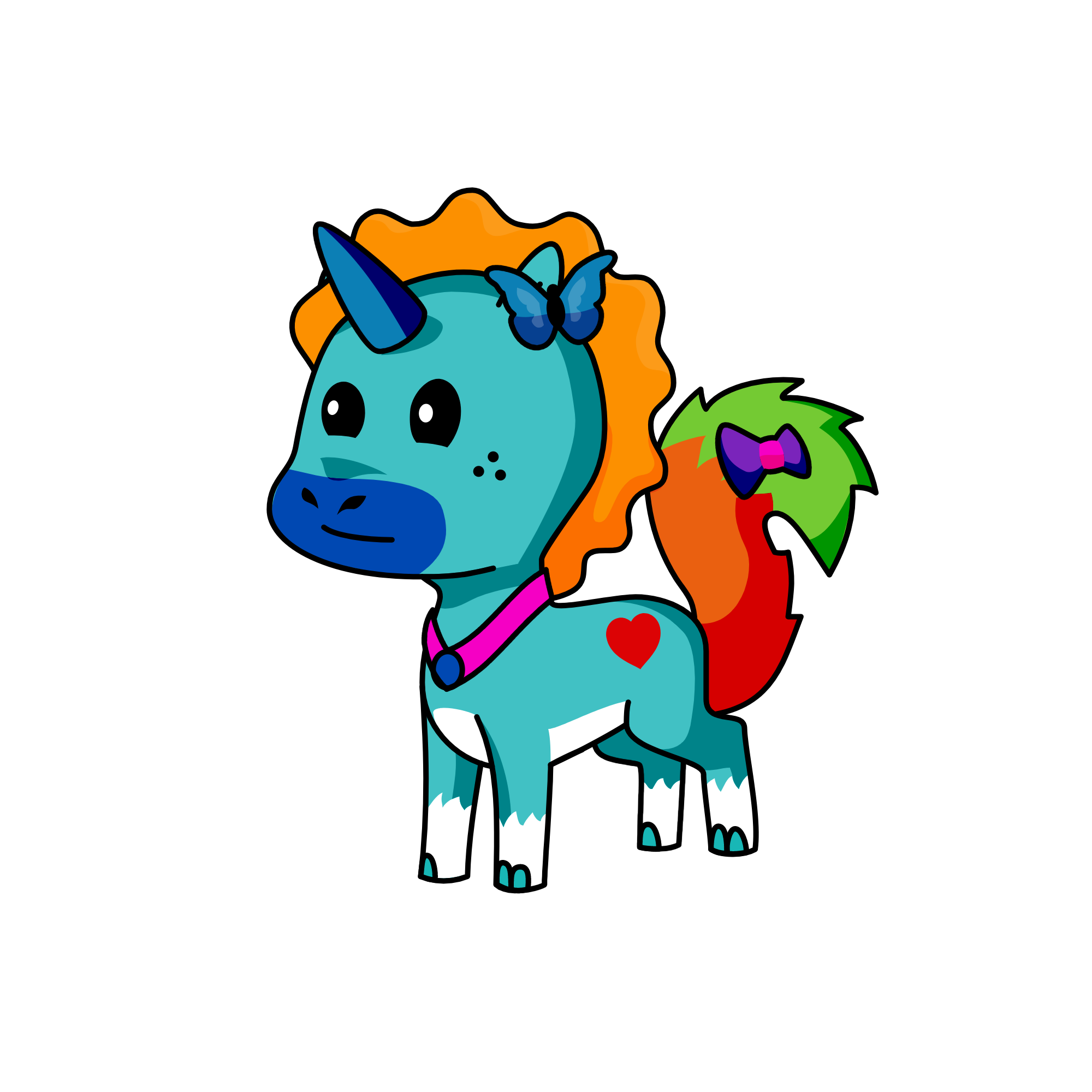 Crazy, the unicorn