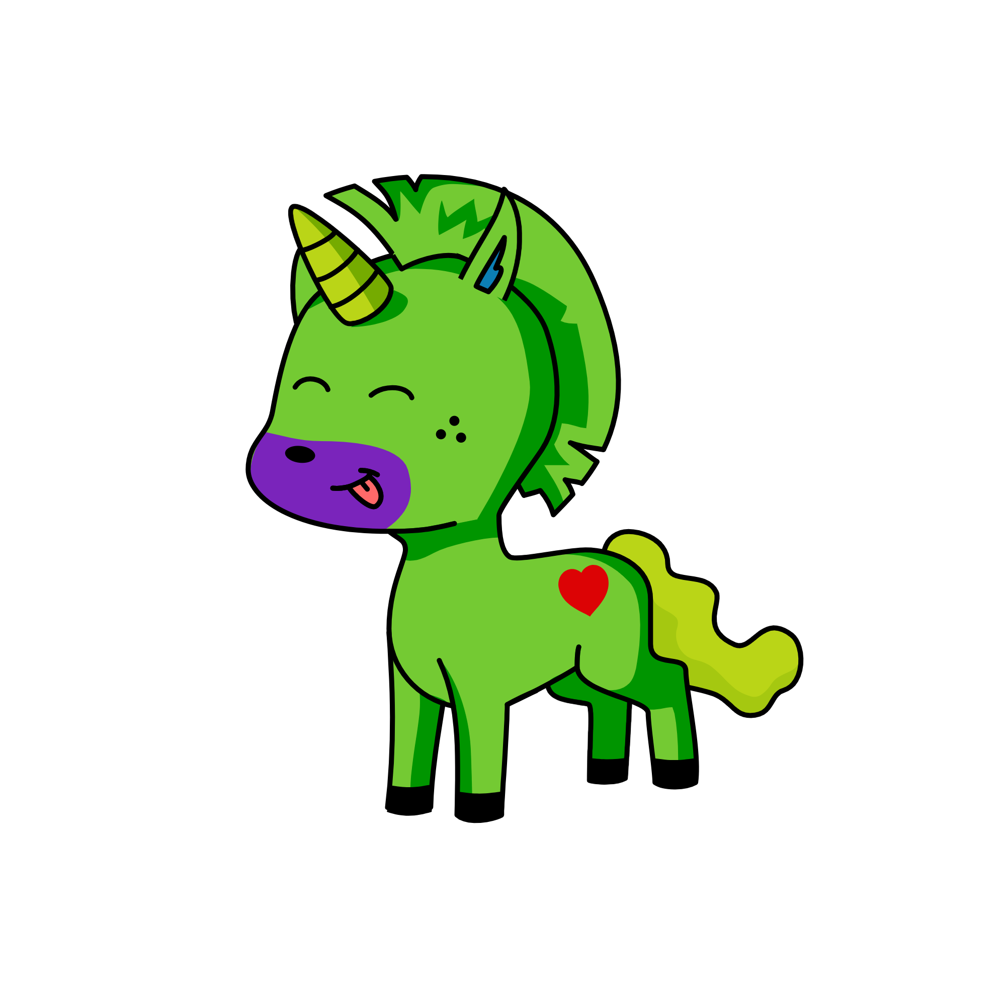 Mr.Woods, the unicorn