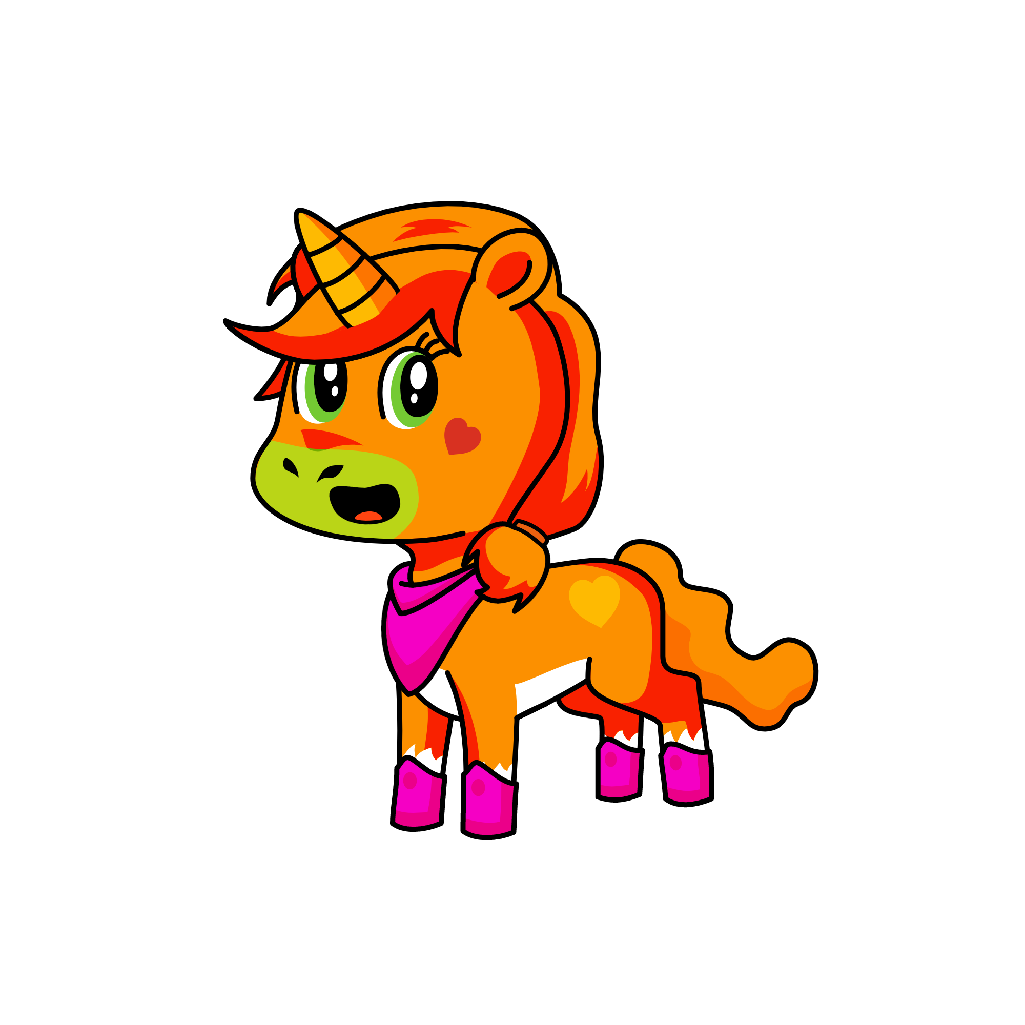 Sunshine, the unicorn
