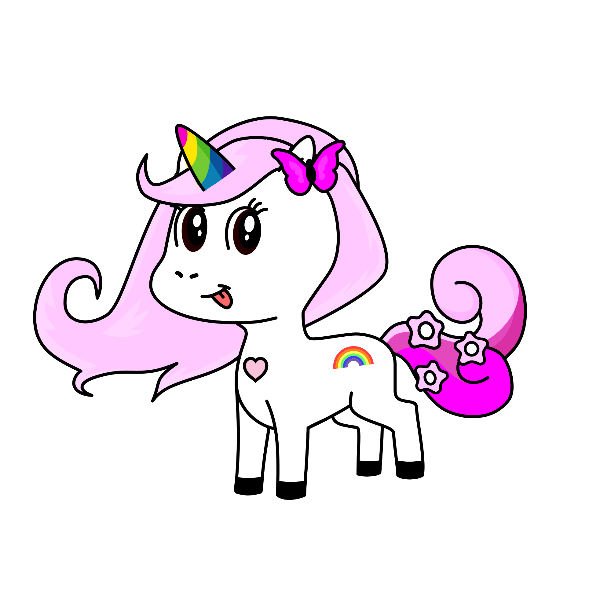 🌺 Pinky 🌺, the unicorn