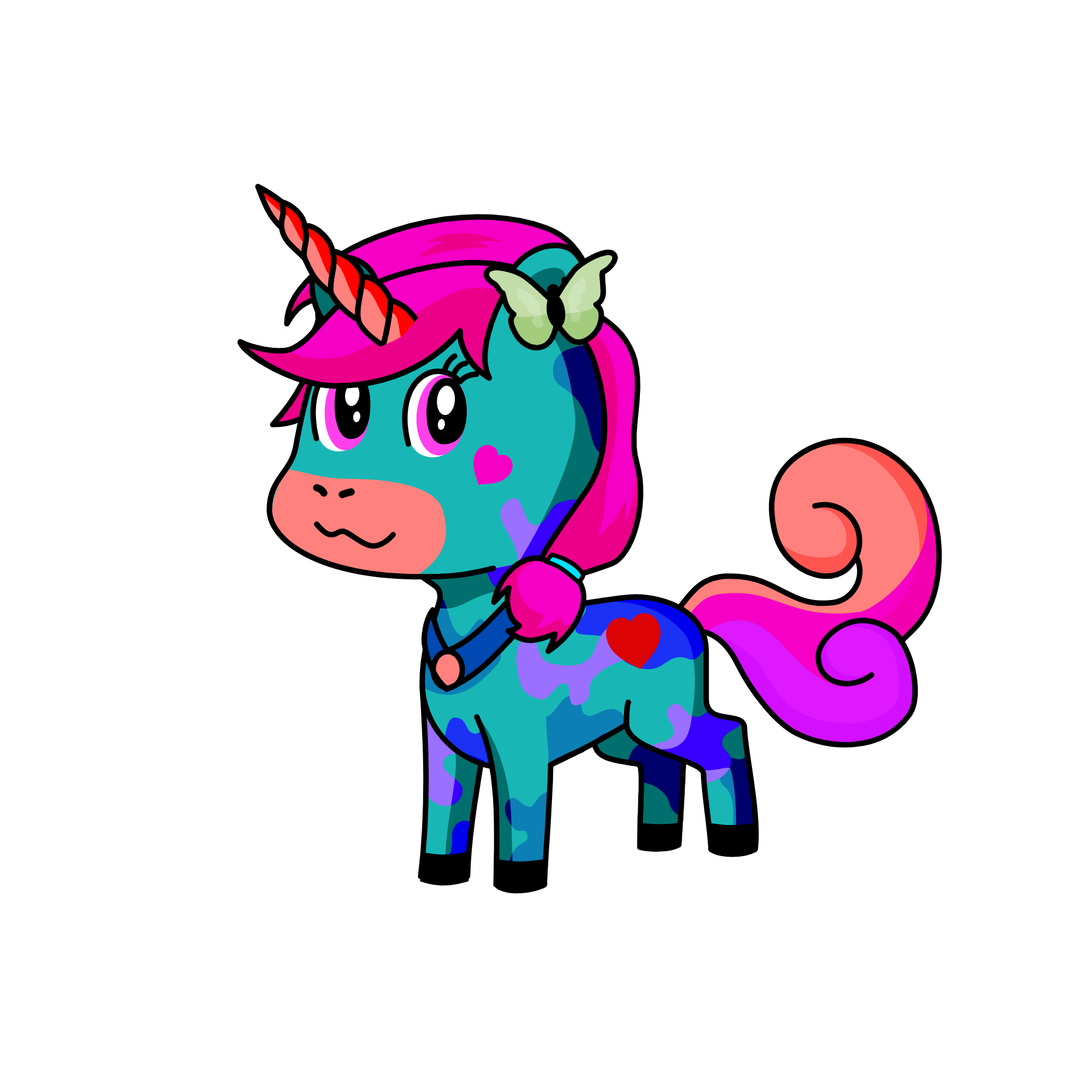 VIOLETA, the unicorn
