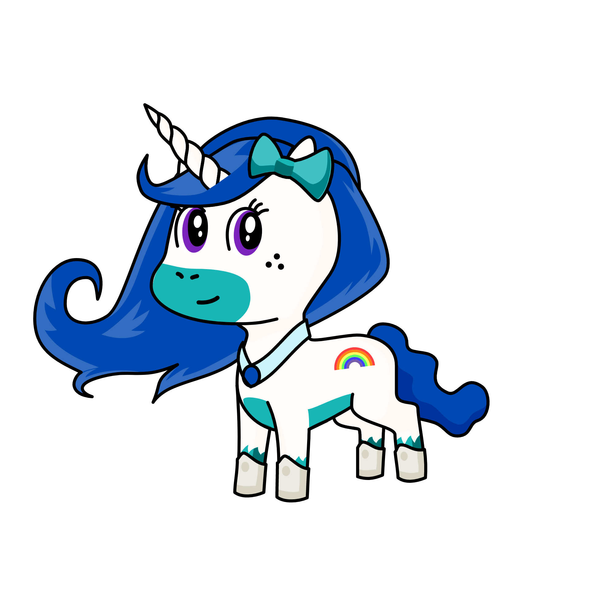 rianbow, the unicorn