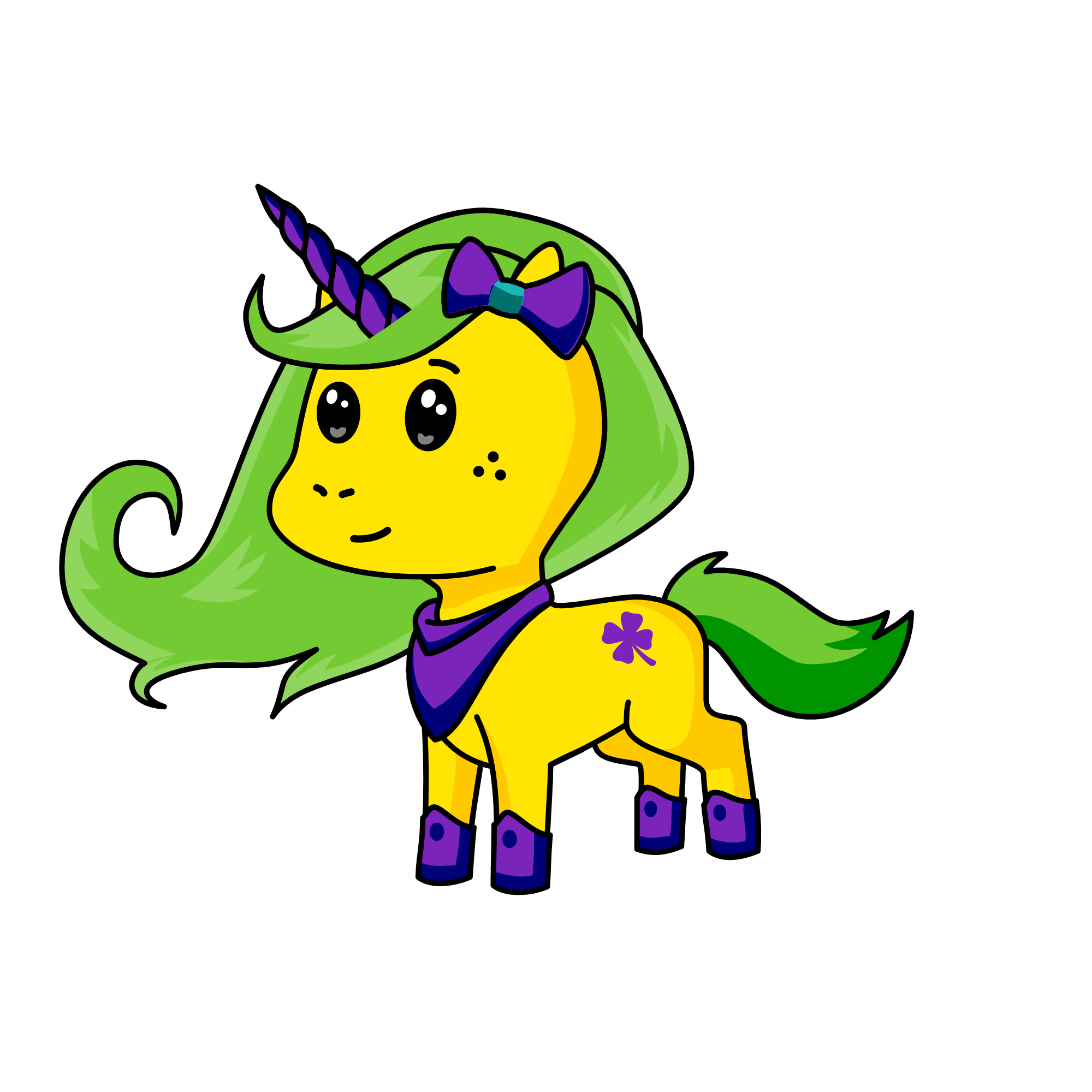 Lemon Dust, the unicorn