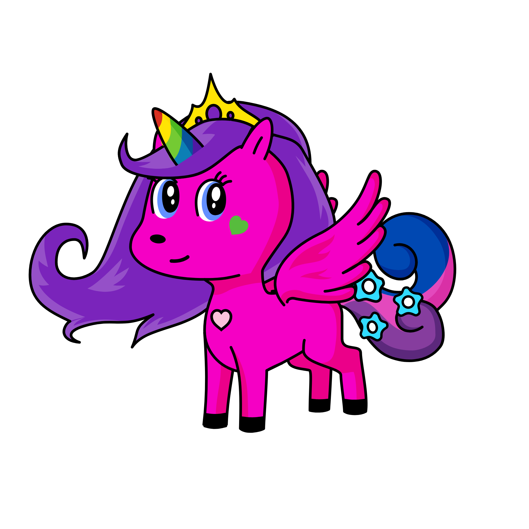 shiney, the unicorn